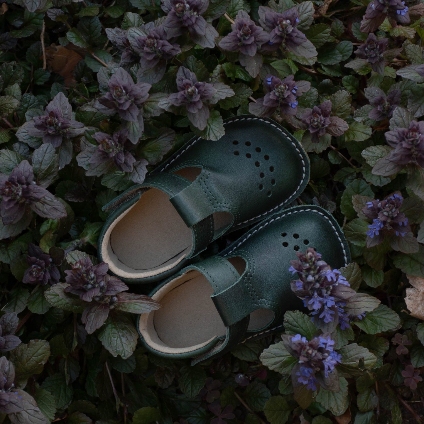 OmaKing - Lusti Green - zapatitos barefoot infantiles