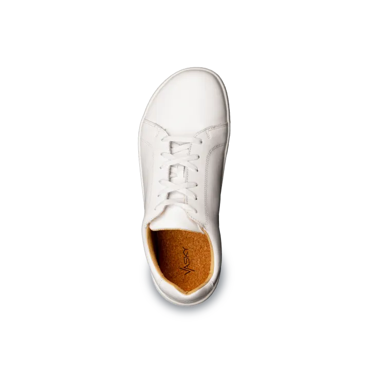 Vasky - Glory White - Sneakers barefoot casual-Vasky-Cacles Barefoot-Tienda de calzado barefoot respetuoso minimalista