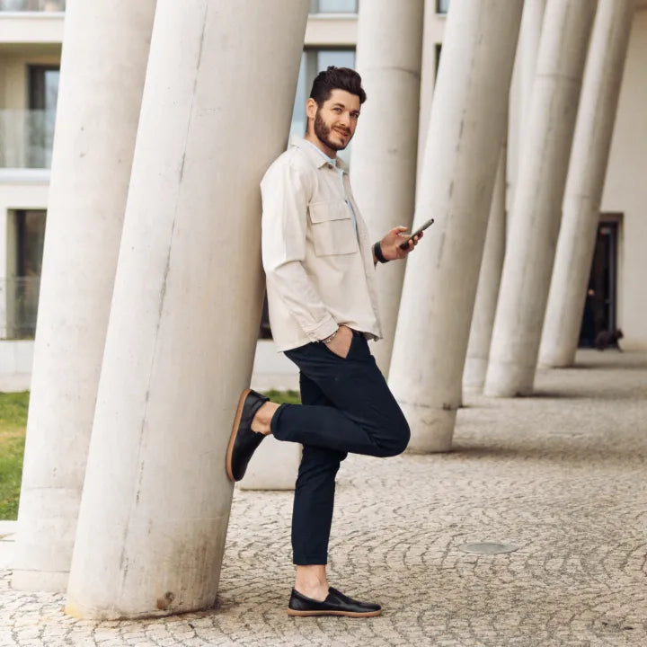 Vasky - Lerry Black - Slip-ons barefoot-Vasky-Cacles Barefoot-Tienda de calzado barefoot respetuoso minimalista
