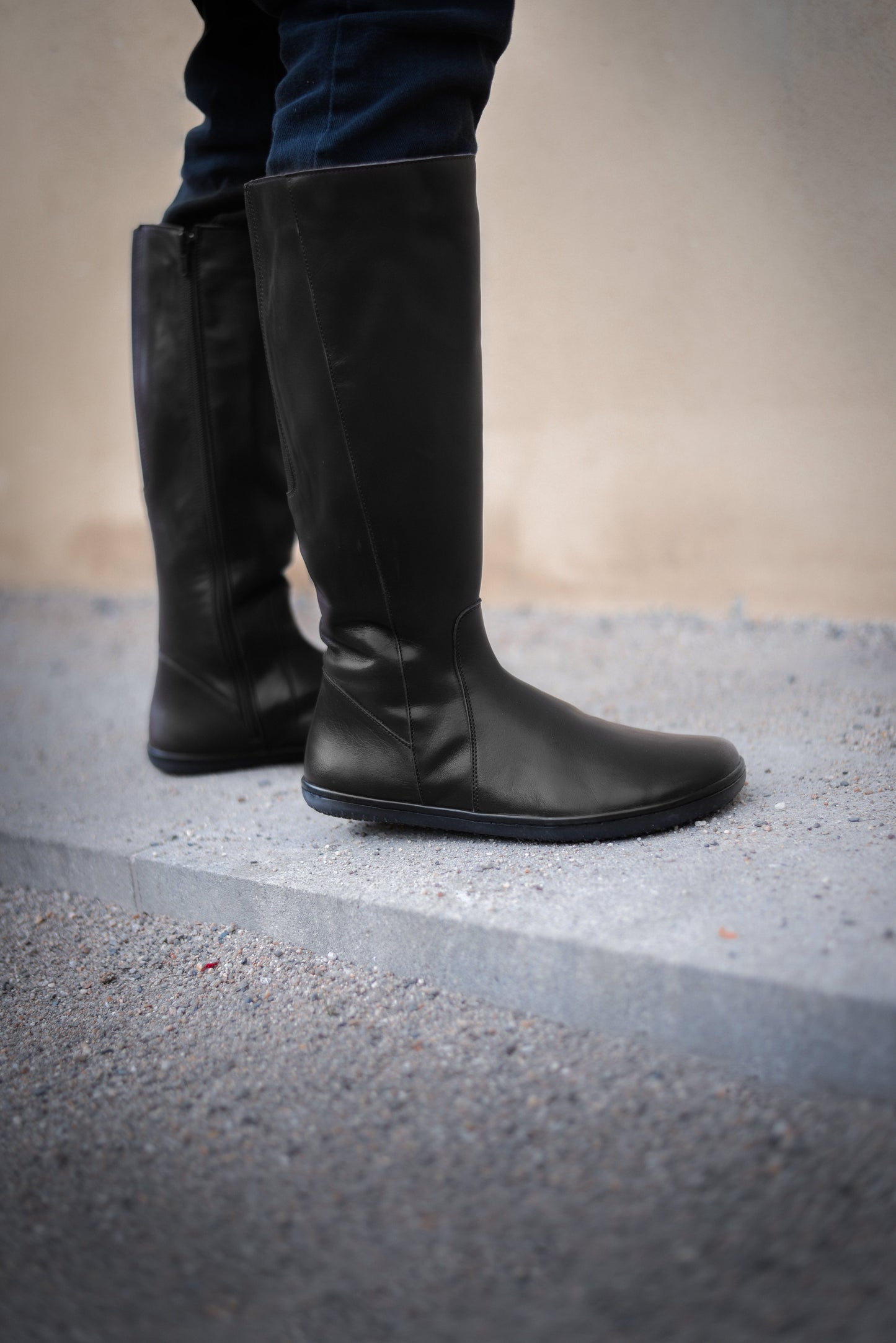 Angles Fashion - Thalia black - Botas altas barefoot-Angles Fashion-Cacles Barefoot-Tienda de calzado barefoot respetuoso minimalista
