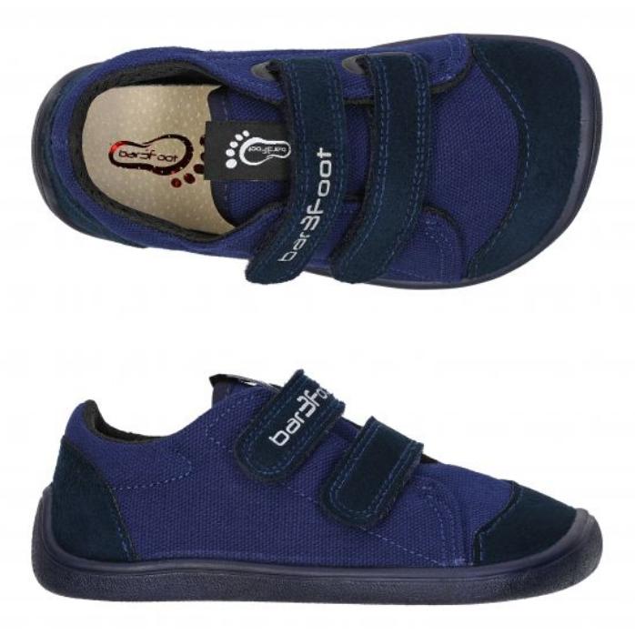 Bar3foot - Elf Denver Vegan 3BE29V/2R - Sneakers barefoot - marino