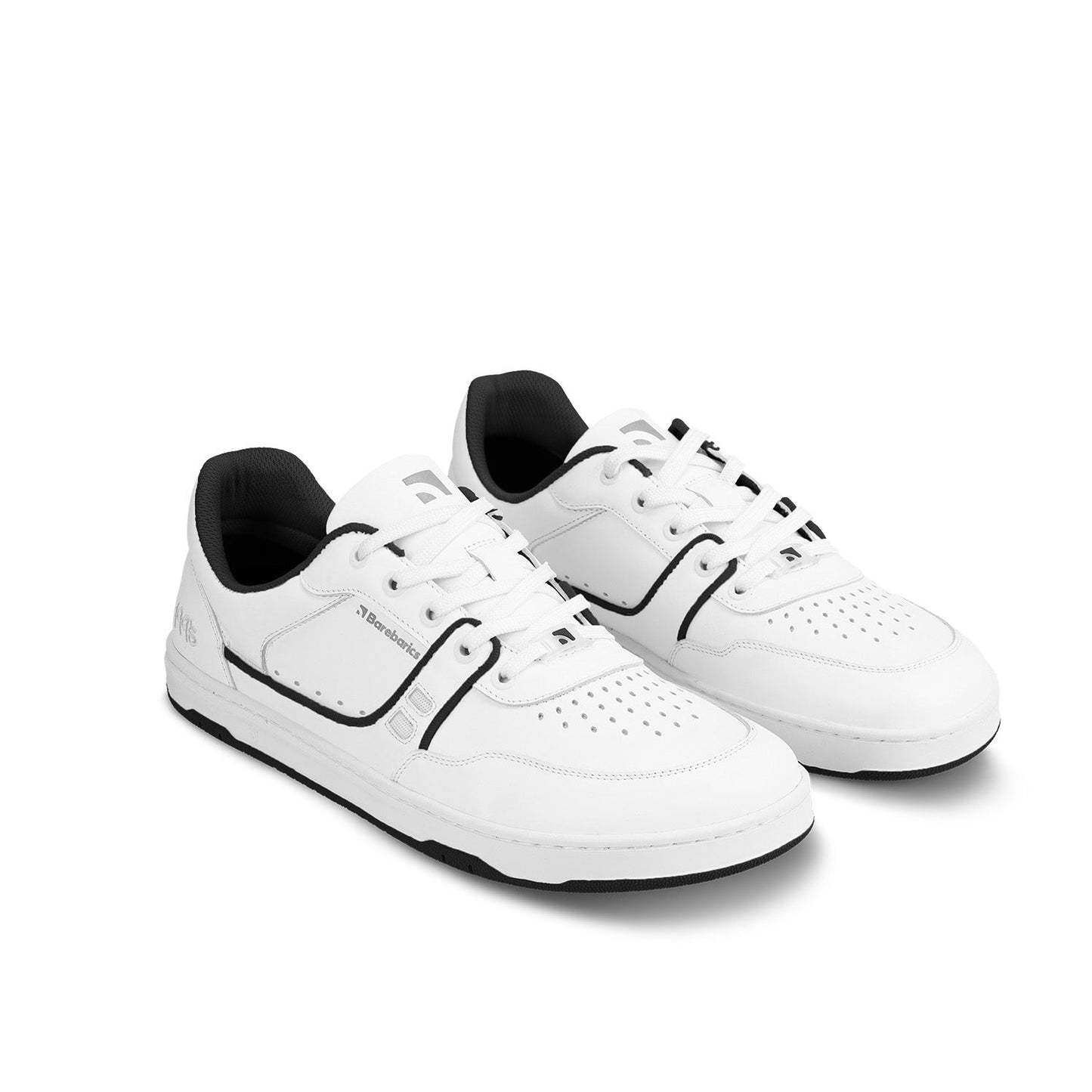 Barebarics - Arise White & Black - Deportivas barefoot-Barebarics-Cacles Barefoot-Tienda de calzado barefoot respetuoso minimalista
