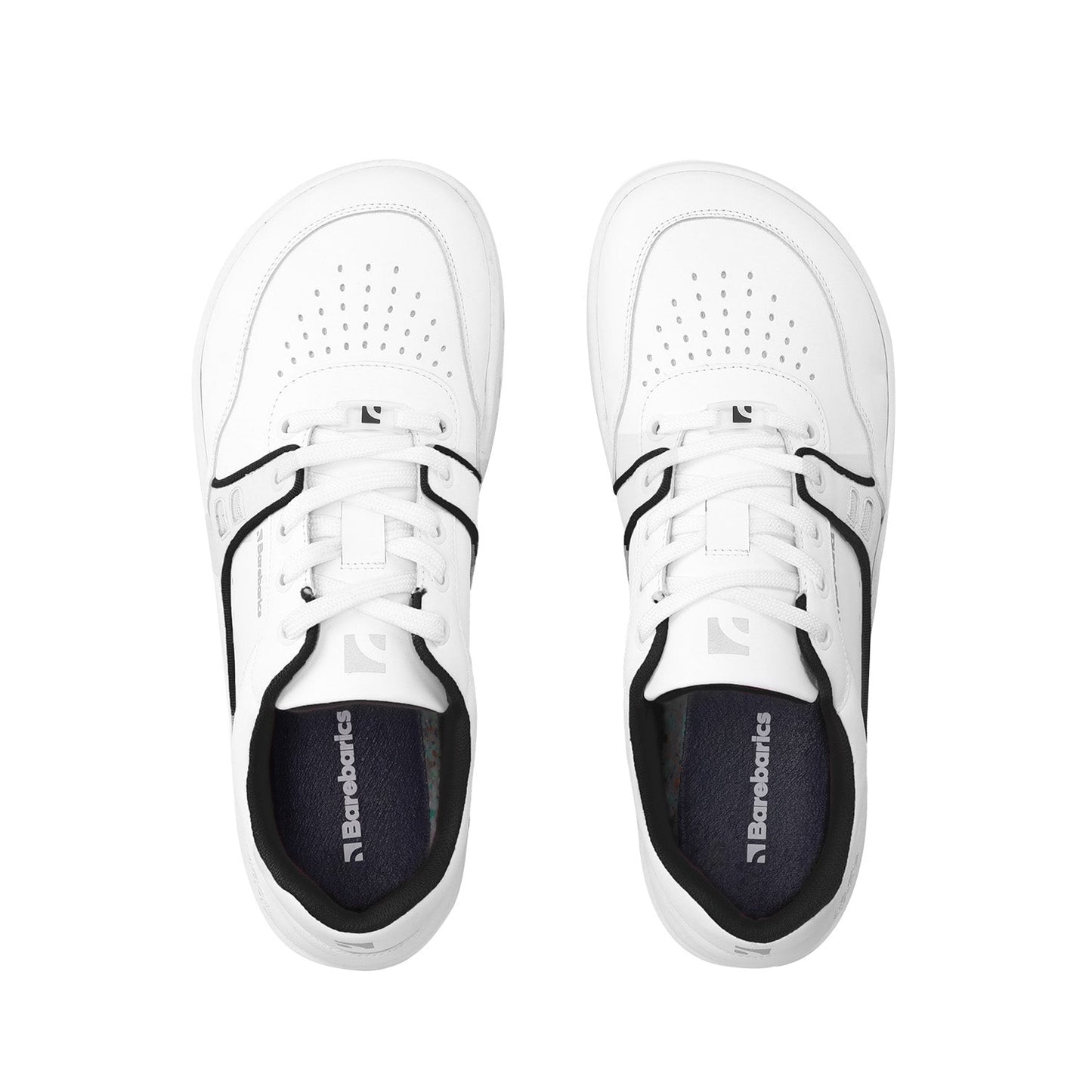 Barebarics - Arise White & Black - Deportivas barefoot-Barebarics-Cacles Barefoot-Tienda de calzado barefoot respetuoso minimalista