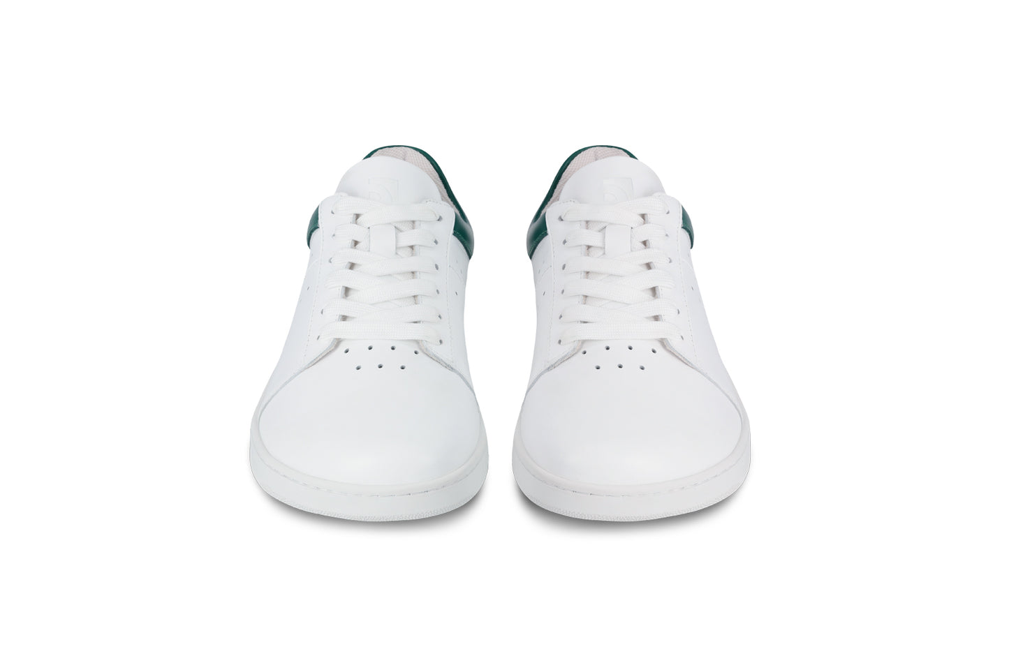 Barebarics - Enigma White & Dark Green - Deportivas barefoot-Barebarics-Cacles Barefoot-Tienda de calzado barefoot respetuoso minimalista