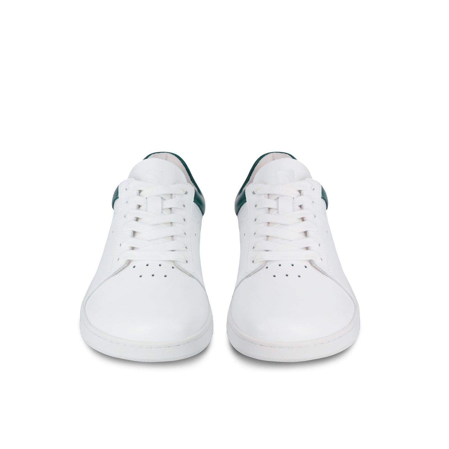 Barebarics - Enigma White & Dark Green - Deportivas barefoot-Barebarics-Cacles Barefoot-Tienda de calzado barefoot respetuoso minimalista