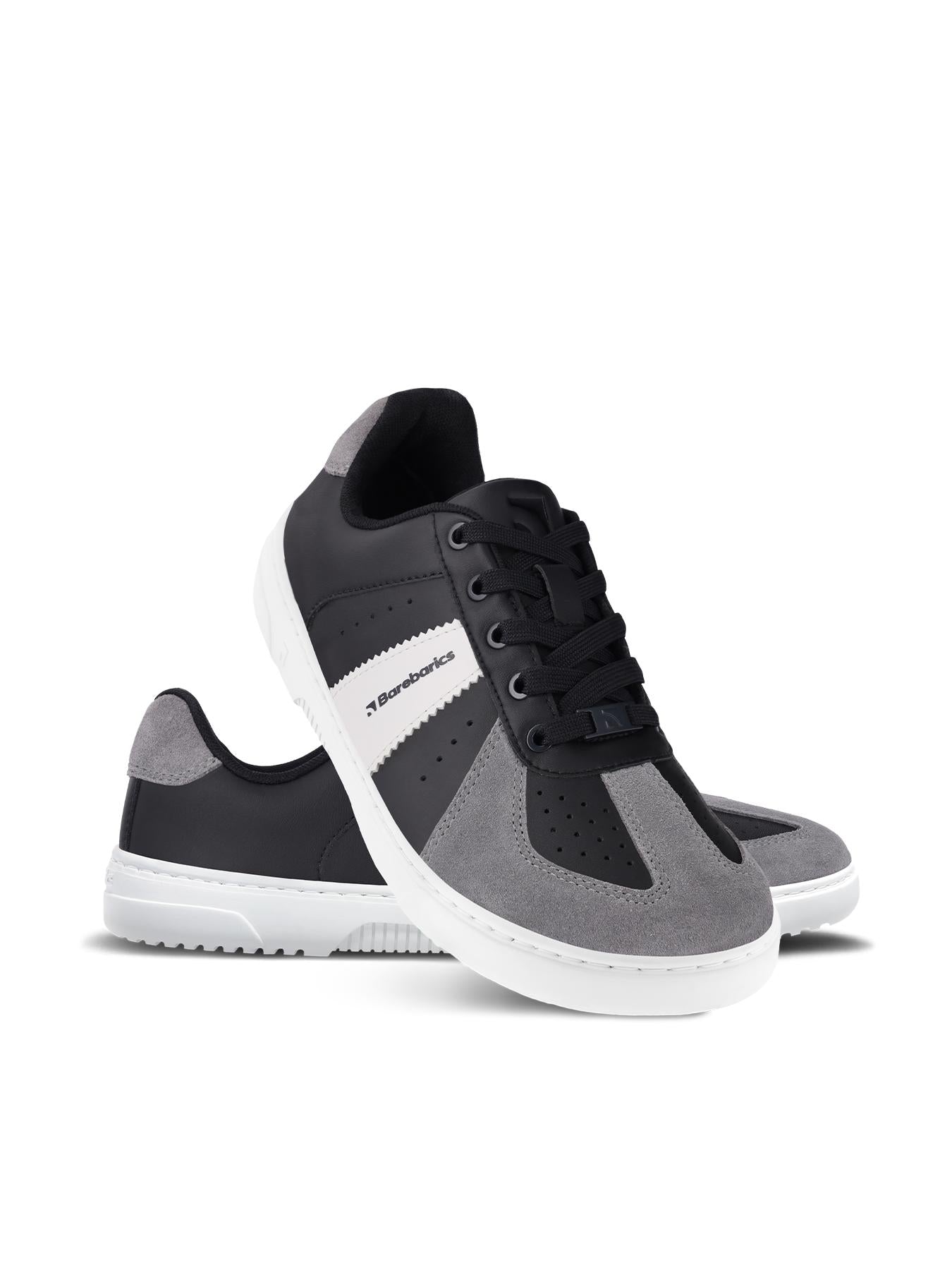 Barebarics - Icara Black & Dark Grey – Deportivas barefoot