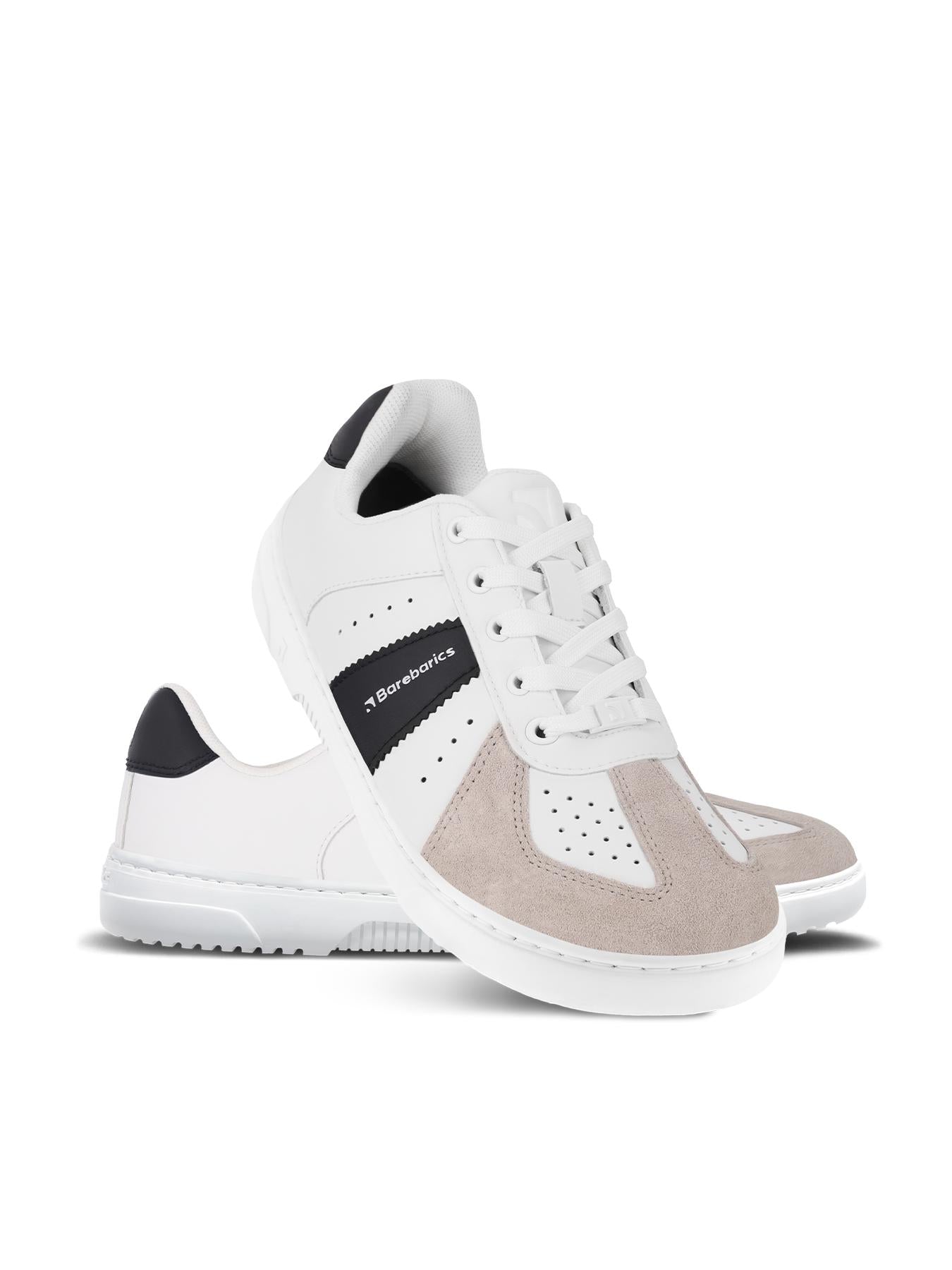 Barebarics - Icara White & Beige – Deportivas barefoot