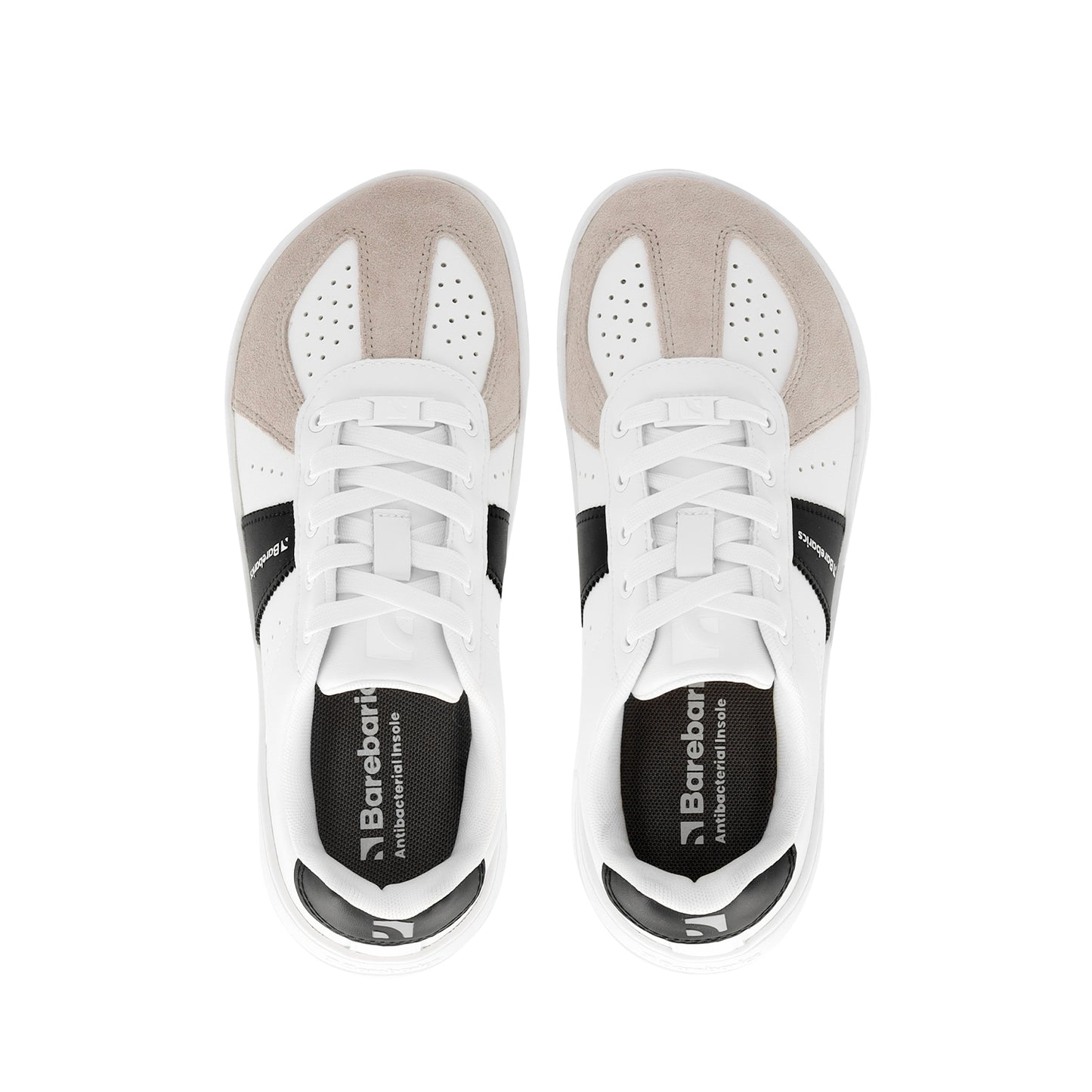 Barebarics - Icara White & Beige – Deportivas barefoot