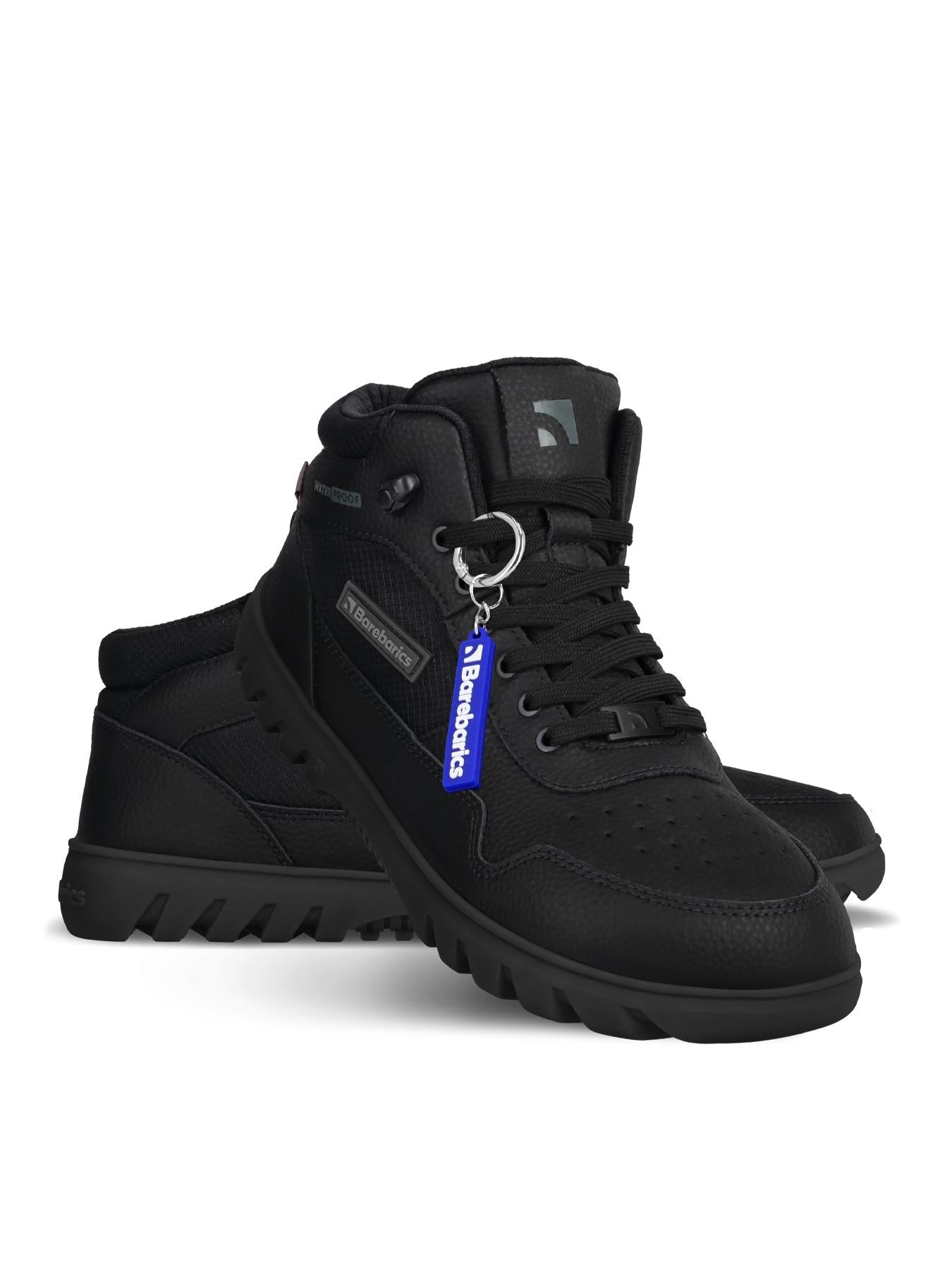 Barebarics - UrbanEdge All Black - Botas impermeables barefoot - Cacles Barefoot