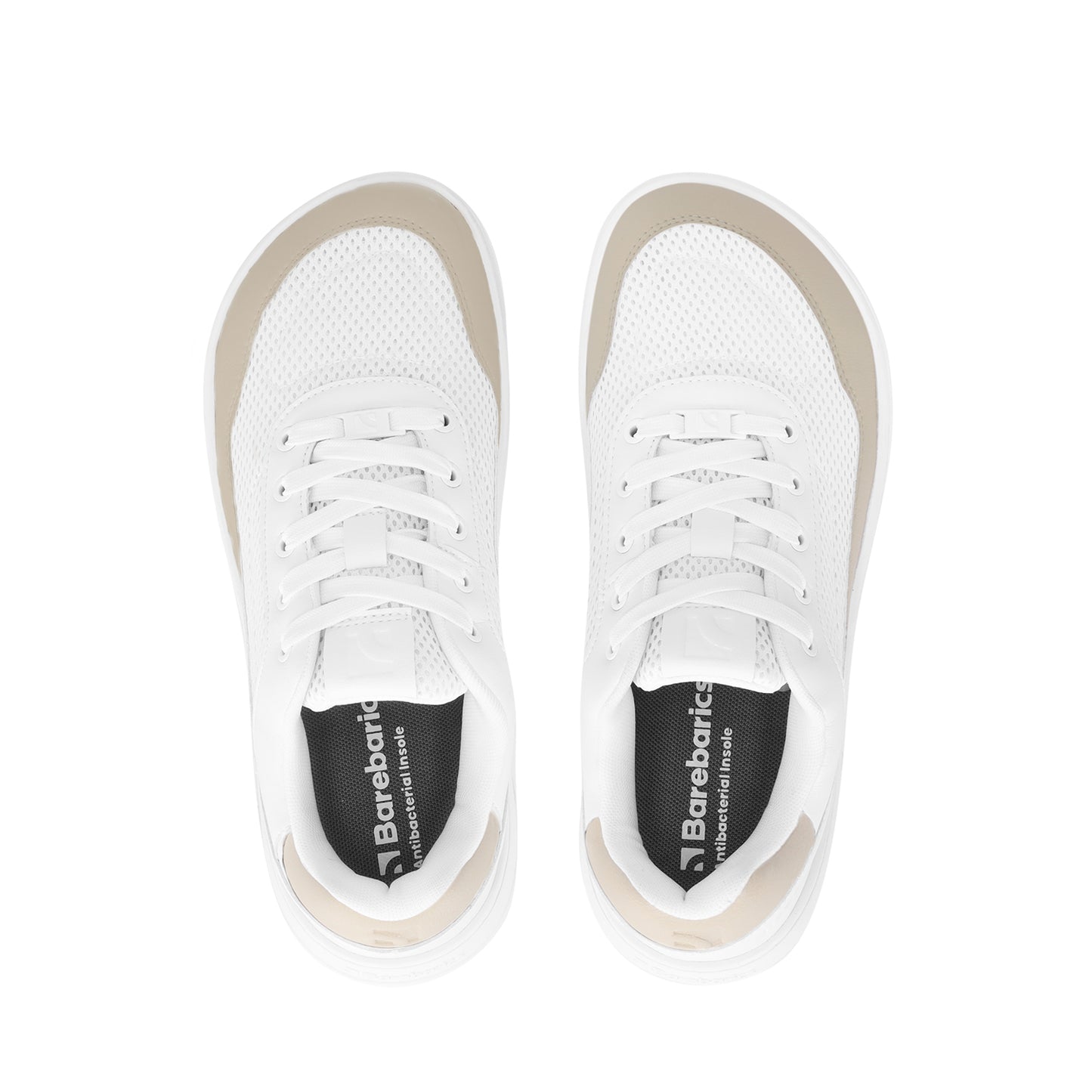 Barebarics - Vaporo White & Beige - Deportivas barefoot