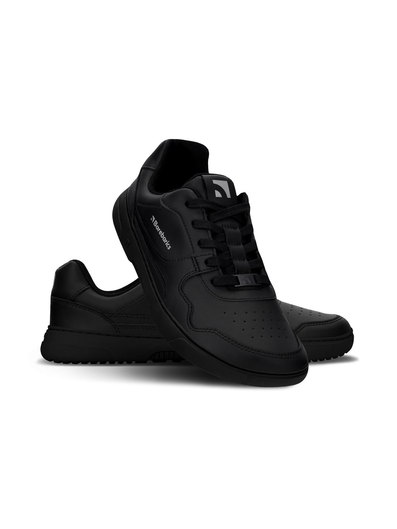 Barebarics - Zing All Black Leather - Deportivas barefoot