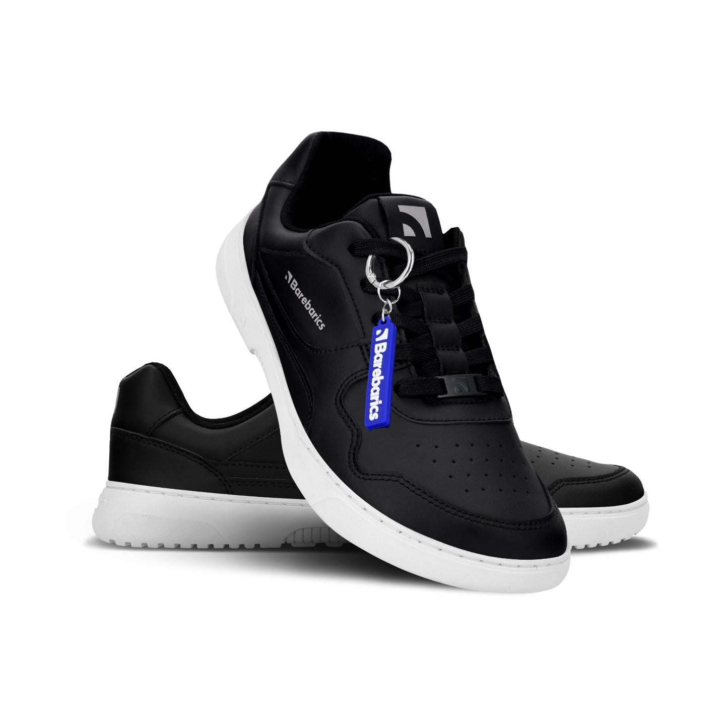 Barebarics - Zing Black & White Leather - Deportivas barefoot