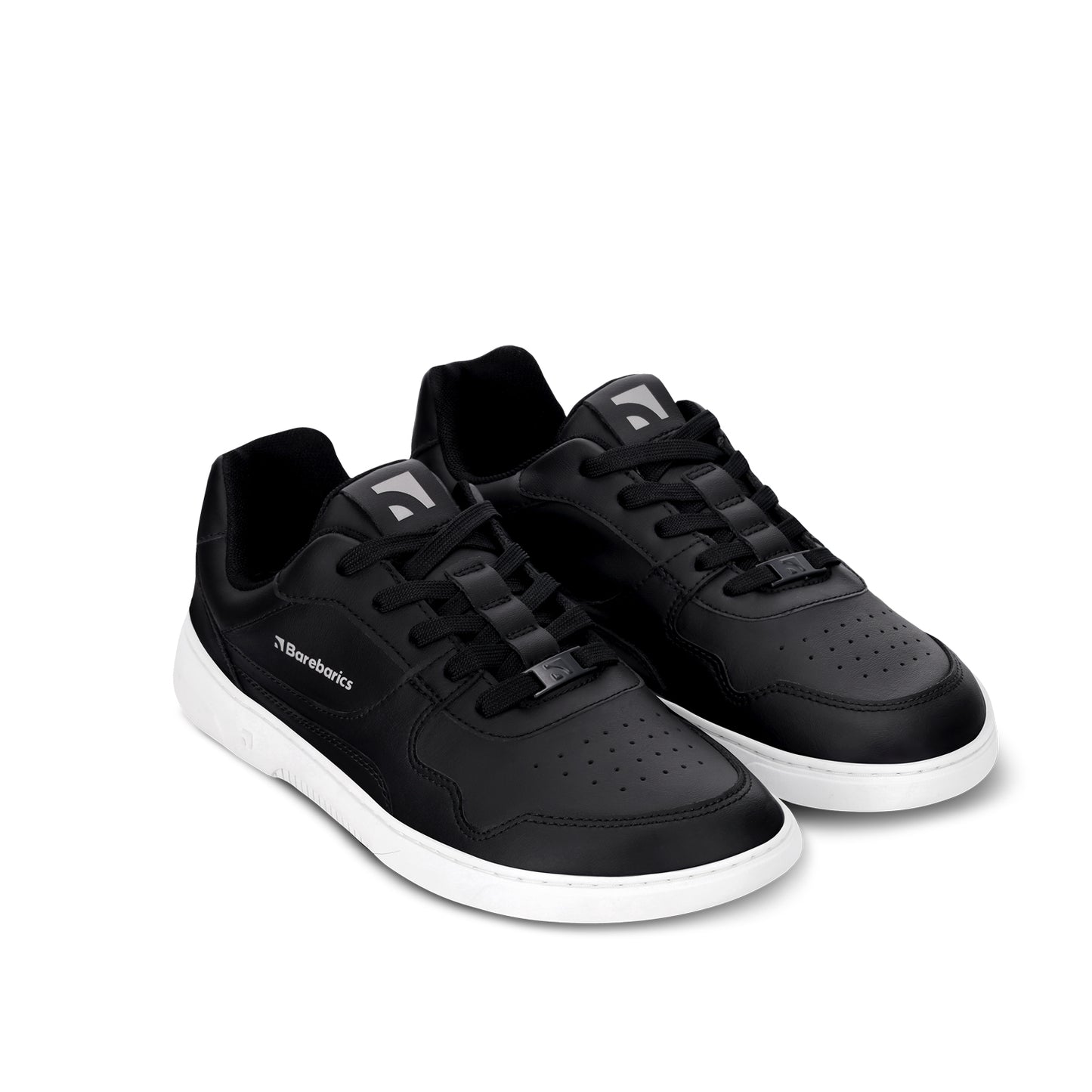 Barebarics - Zing Black & White Leather - Deportivas barefoot