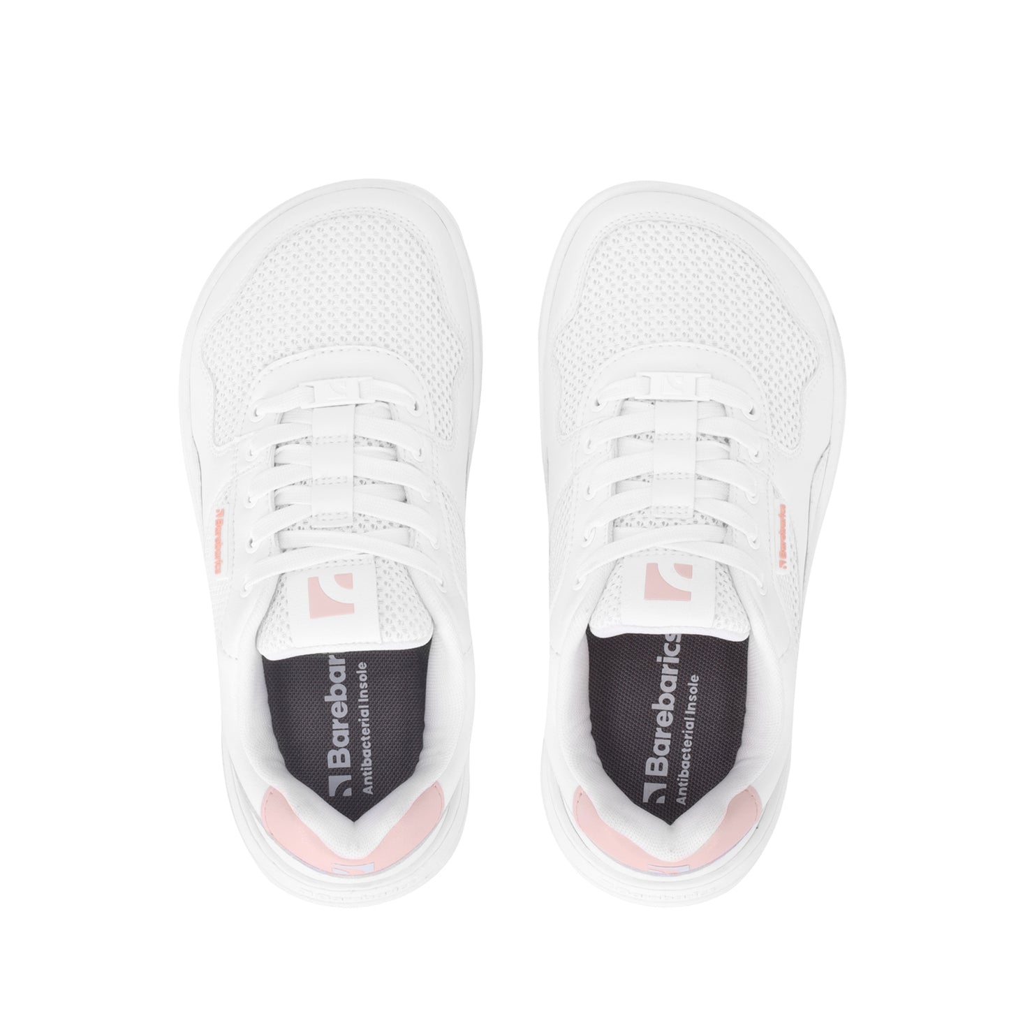 Barebarics - Zing Fresh White & Coral Pink - Deportivas barefoot