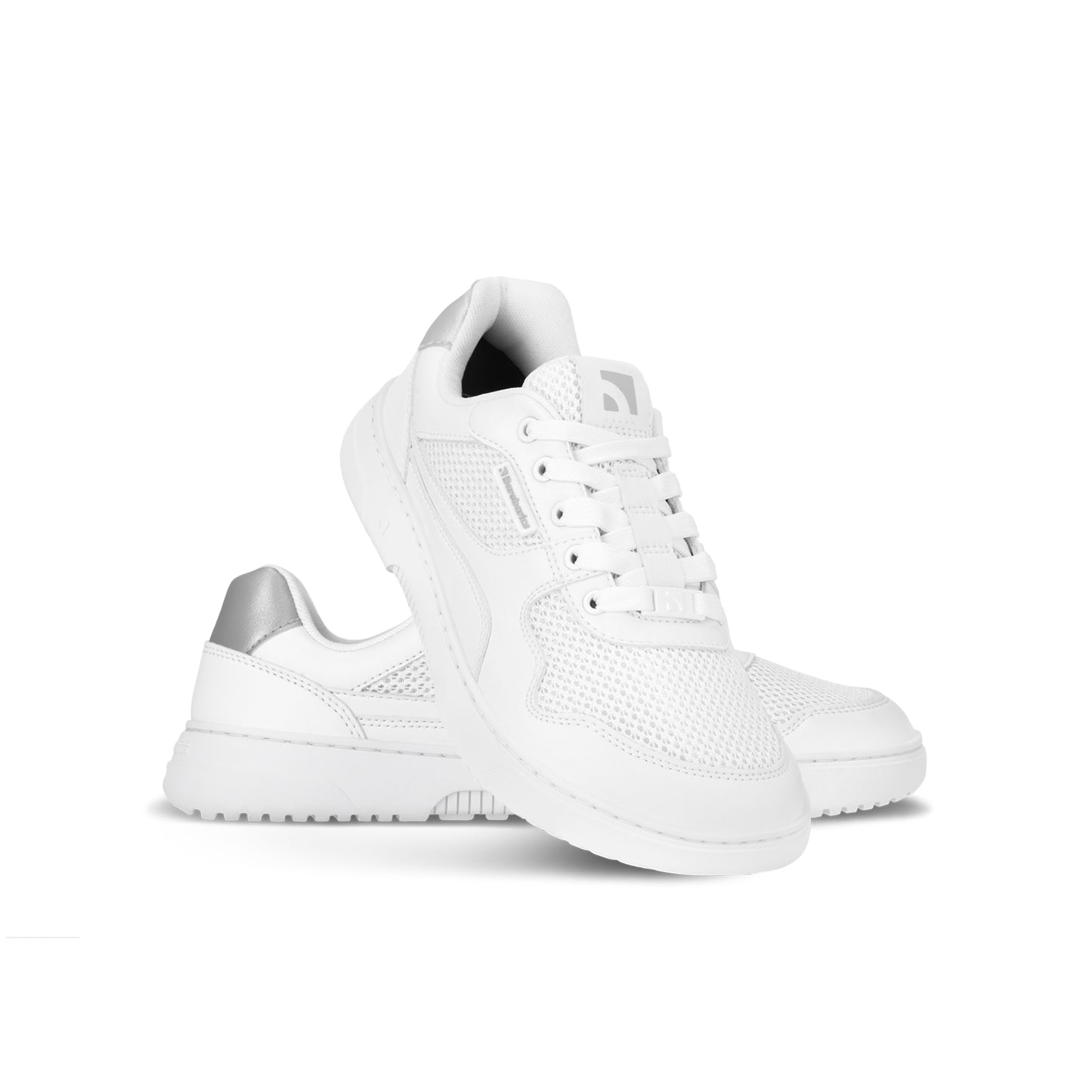 Barebarics - Zing Fresh White & Silver - Deportivas barefoot-Barebarics-Cacles Barefoot-Tienda de calzado barefoot respetuoso minimalista