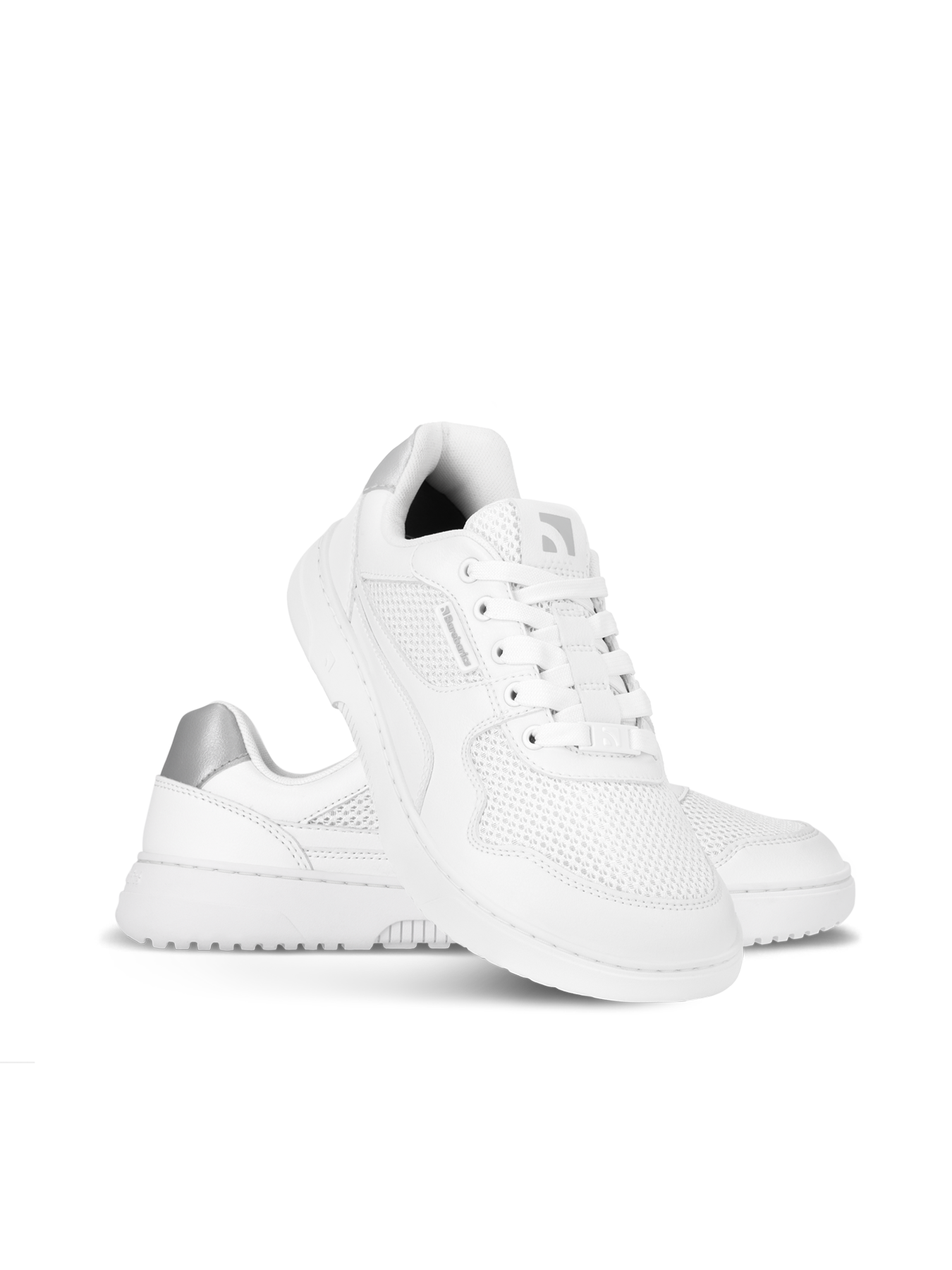 Barebarics - Zing Fresh White & Silver - Deportivas barefoot-Barebarics-Cacles Barefoot-Tienda de calzado barefoot respetuoso minimalista