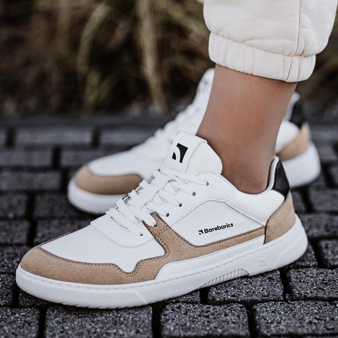 Barebarics - Zing White & Beige - Deportivas barefoot