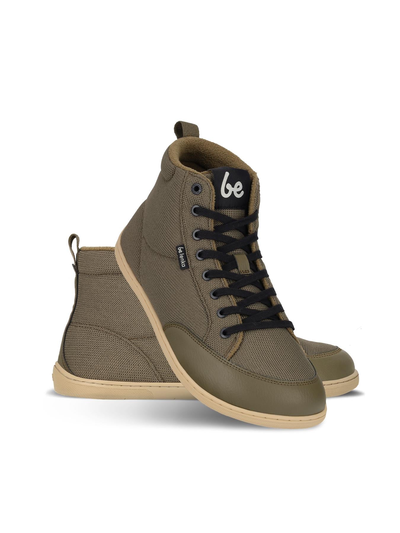 Barefoot zapatillas Be Lenka Rebound Thermo - Army Green
