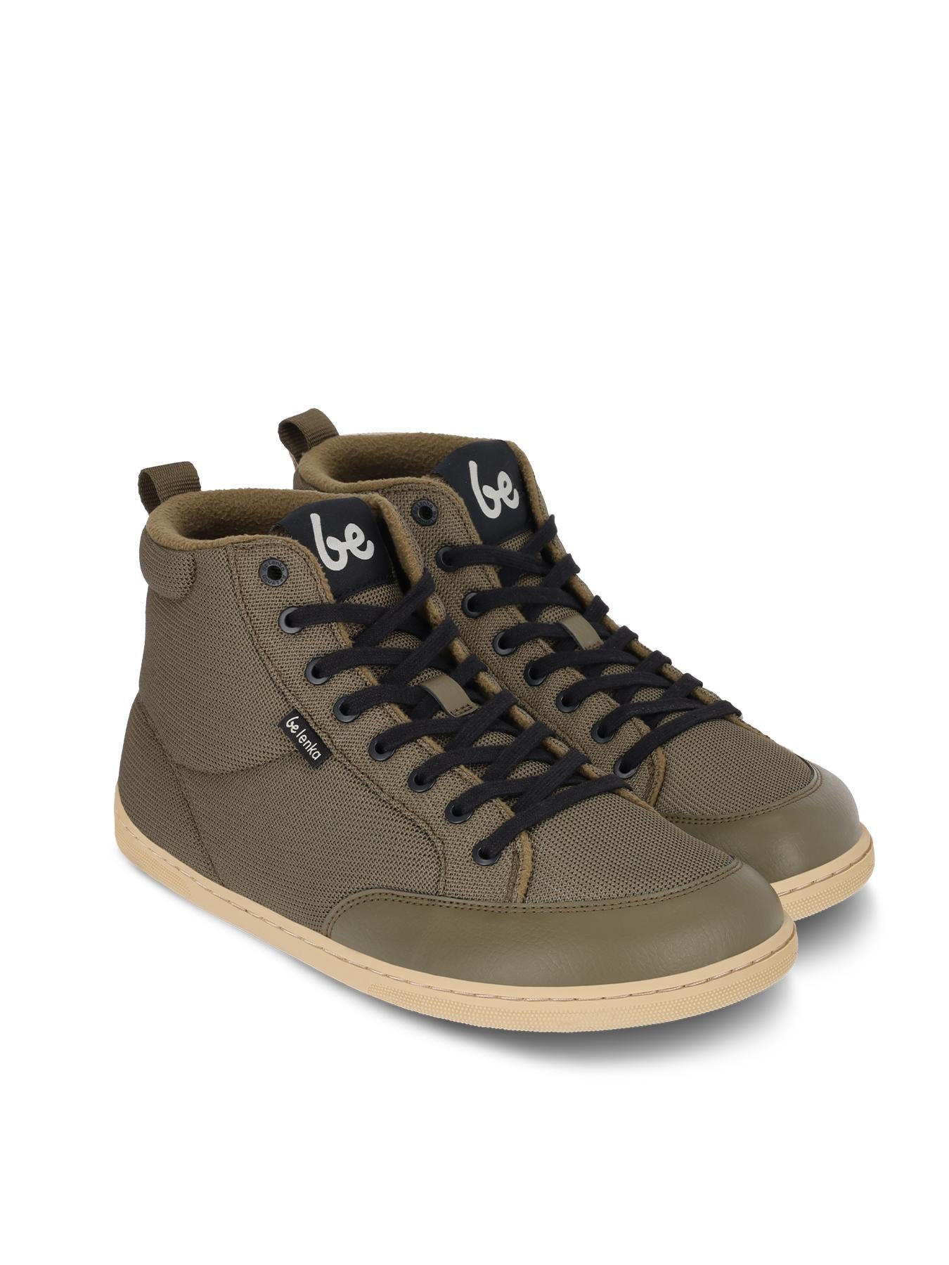 Barefoot zapatillas Be Lenka Rebound Thermo - Army Green