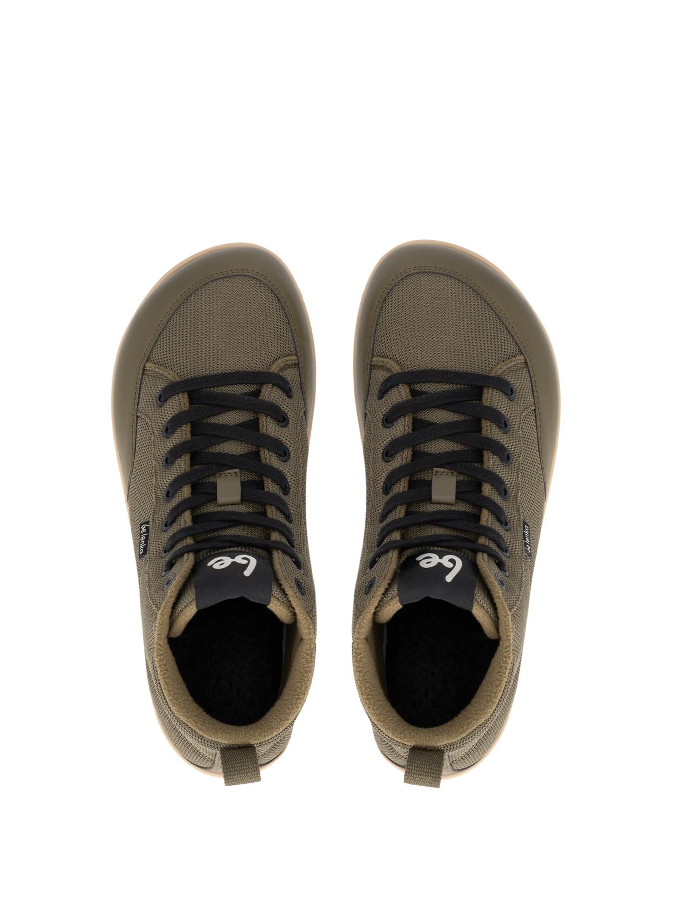 Barefoot zapatillas Be Lenka Rebound Thermo - Army Green