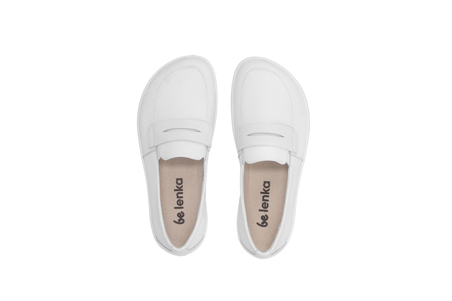 Be Lenka - Buena All White - Mocasines barefoot