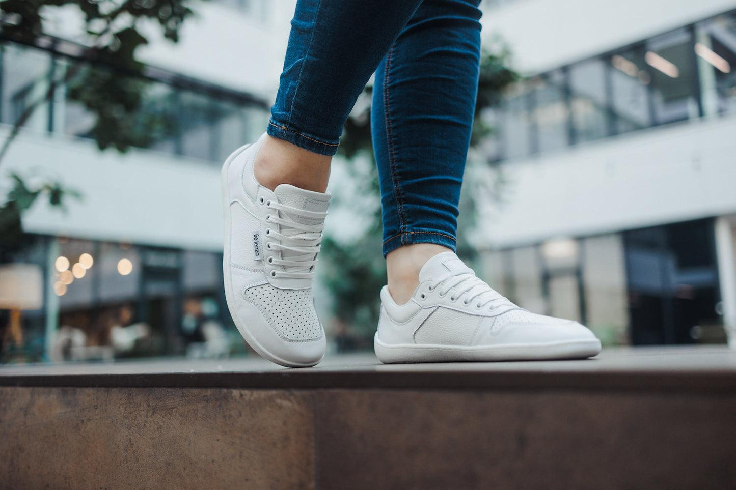 Be Lenka - Champ 3.0 All White - Deportivas barefoot