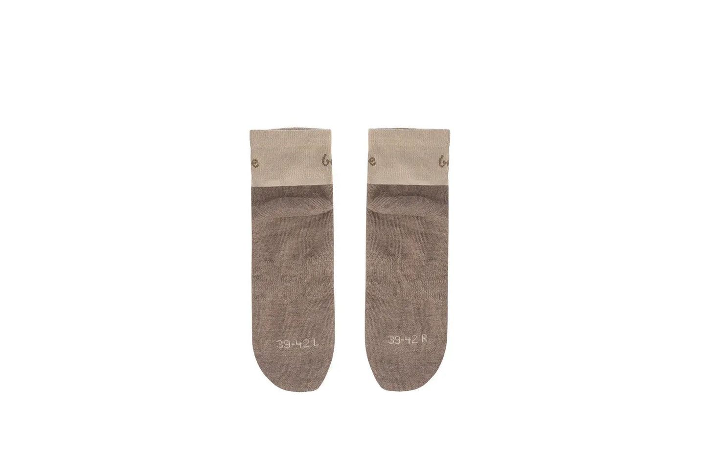 Be Lenka - Crew Merino Wool Beige - Calcetines barefoot