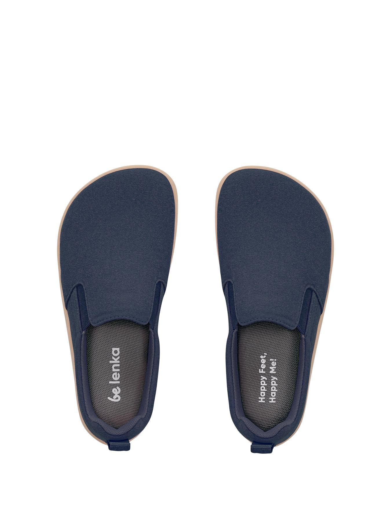 Be Lenka Kids – Aura Preschool Navy - Slip ons barefoot