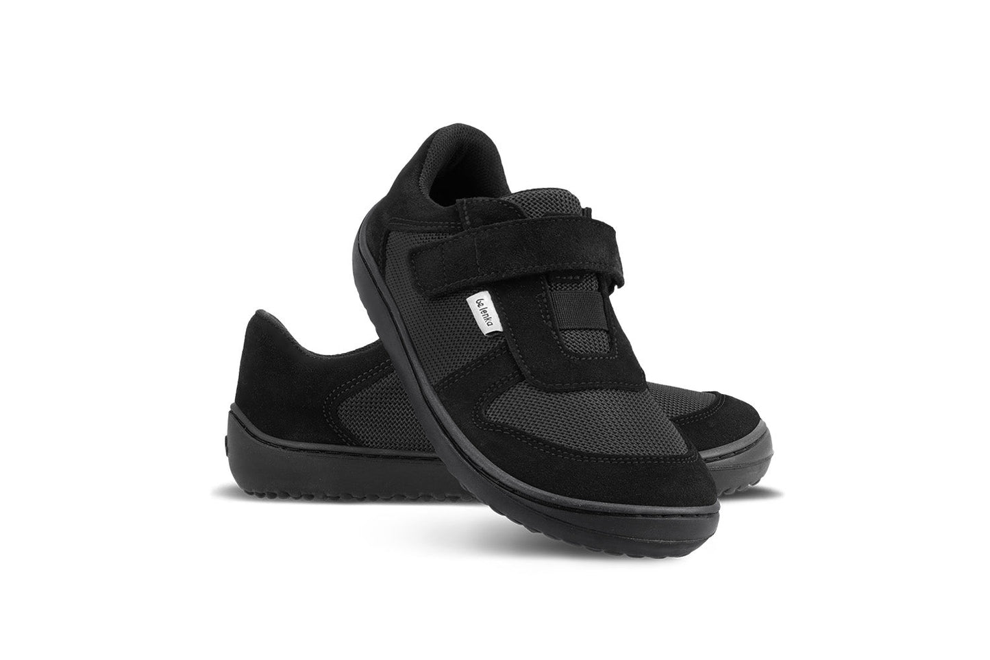 Be Lenka Kids - Joy All Black - Deportivas barefoot-Be Lenka-Cacles Barefoot-Tienda de calzado barefoot respetuoso minimalista