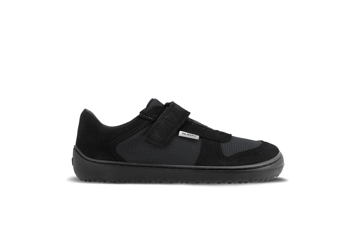 Be Lenka Kids - Joy All Black - Deportivas barefoot-Be Lenka-Cacles Barefoot-Tienda de calzado barefoot respetuoso minimalista