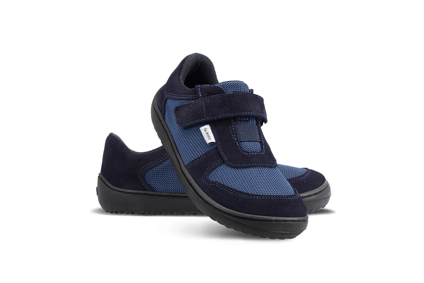 Be Lenka Kids - Joy Dark Blue & Black - Deportivas barefoot-Be Lenka-Cacles Barefoot-Tienda de calzado barefoot respetuoso minimalista