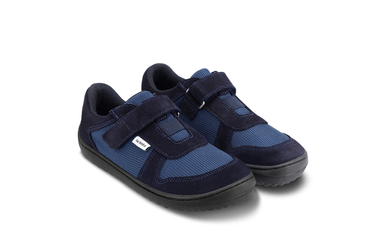 Be Lenka Kids - Joy Dark Blue & Black - Deportivas barefoot-Be Lenka-Cacles Barefoot-Tienda de calzado barefoot respetuoso minimalista