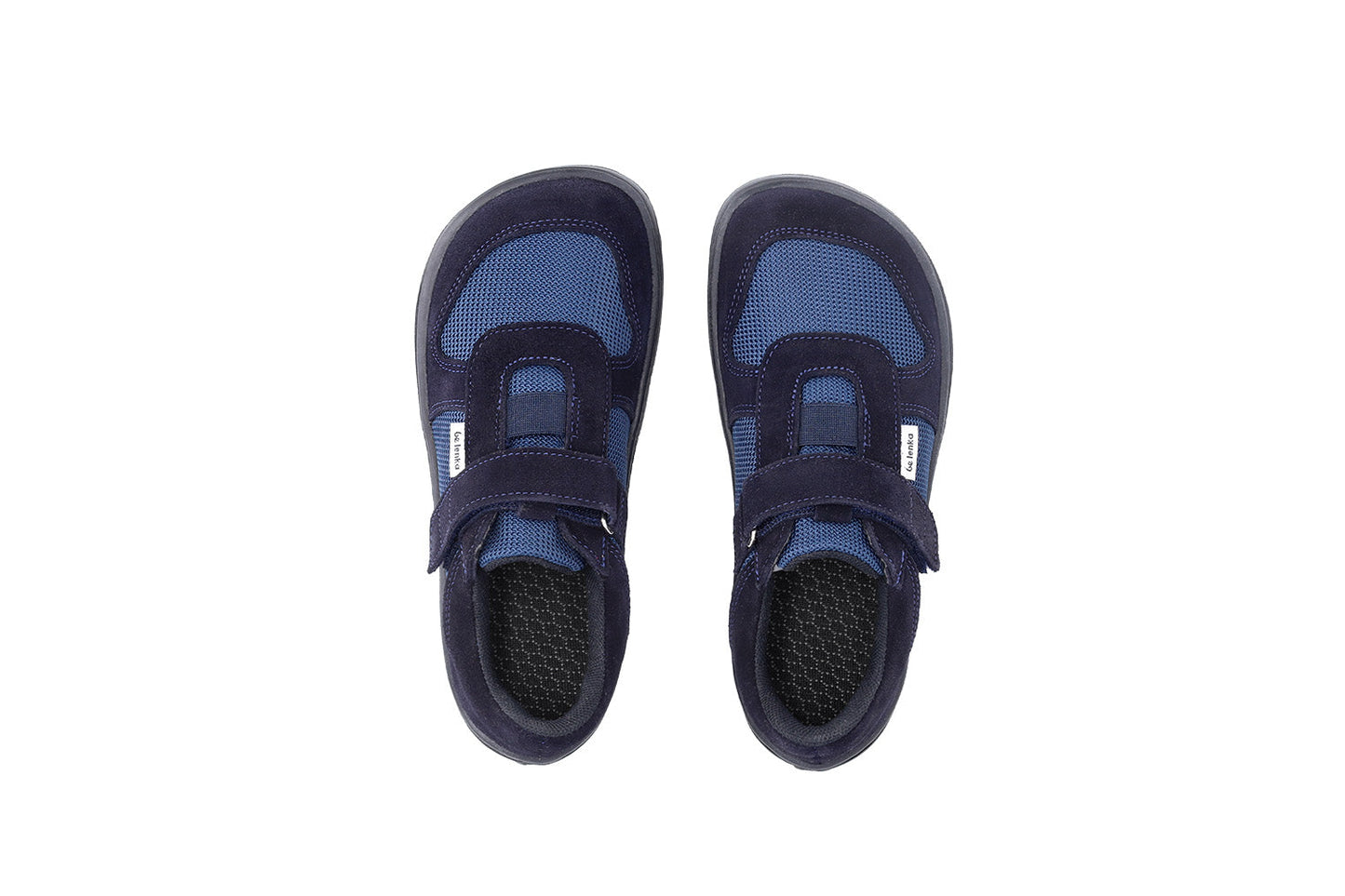 Be Lenka Kids - Joy Dark Blue & Black - Deportivas barefoot-Be Lenka-Cacles Barefoot-Tienda de calzado barefoot respetuoso minimalista