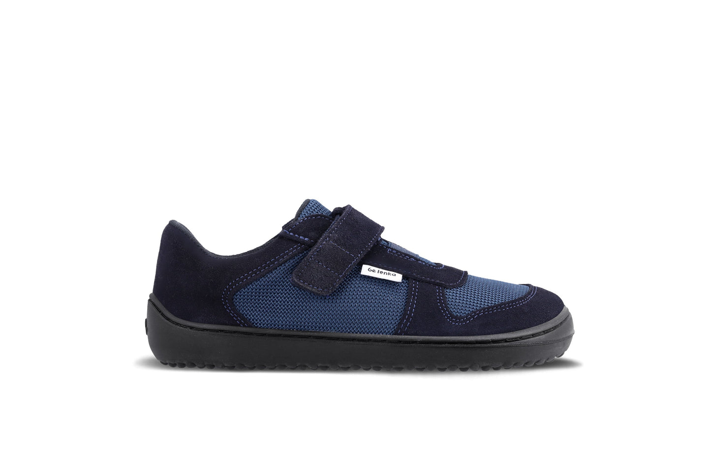 Be Lenka Kids - Joy Dark Blue & Black - Deportivas barefoot-Be Lenka-Cacles Barefoot-Tienda de calzado barefoot respetuoso minimalista