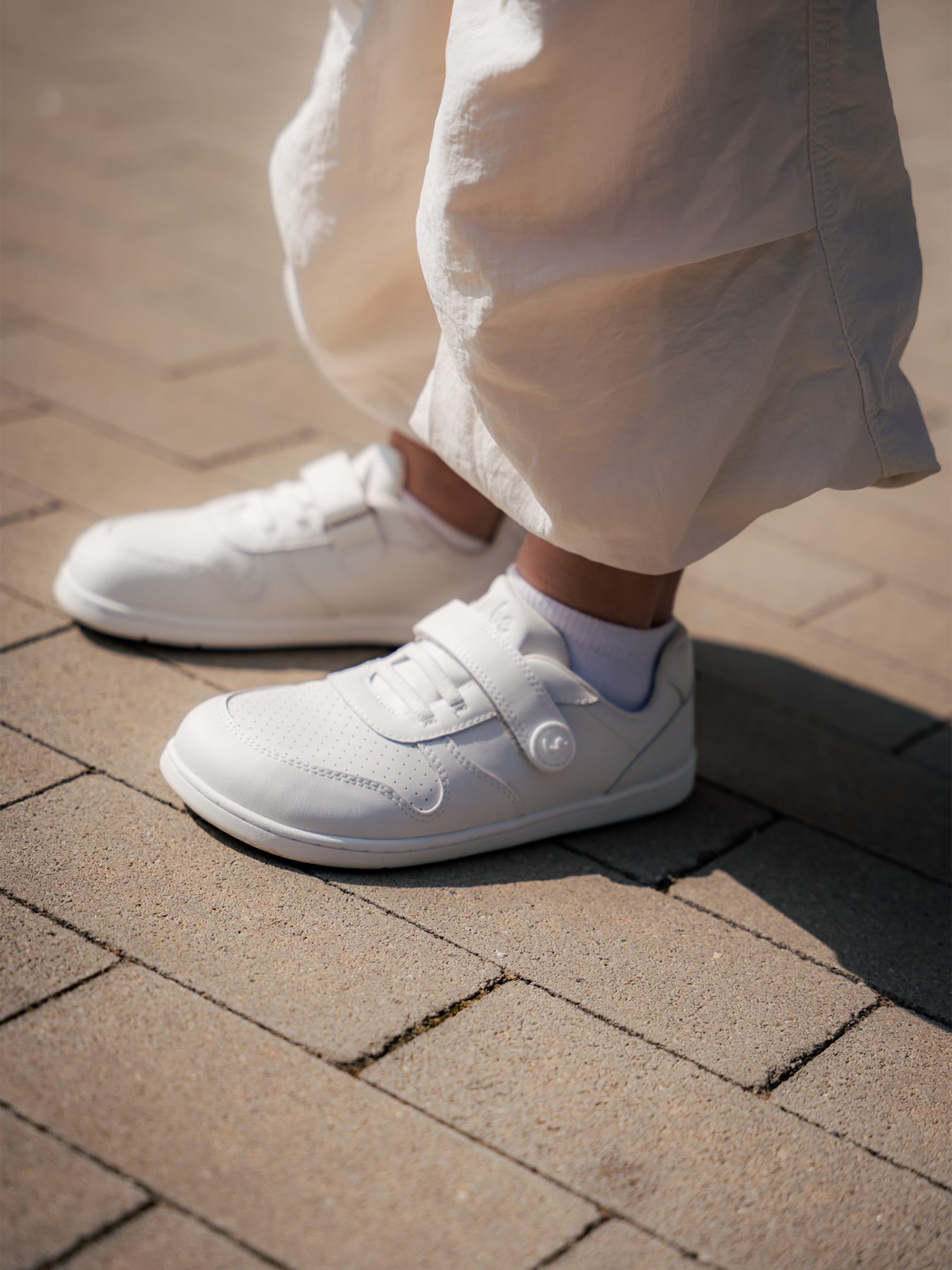 Be Lenka Kids - Scoot All White - Zapatillas Barefoot-Be Lenka-Cacles Barefoot-Tienda de calzado barefoot respetuoso minimalista