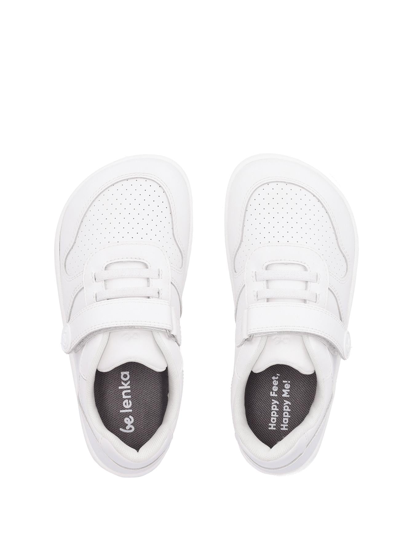 Be Lenka Kids - Scoot All White - Zapatillas Barefoot