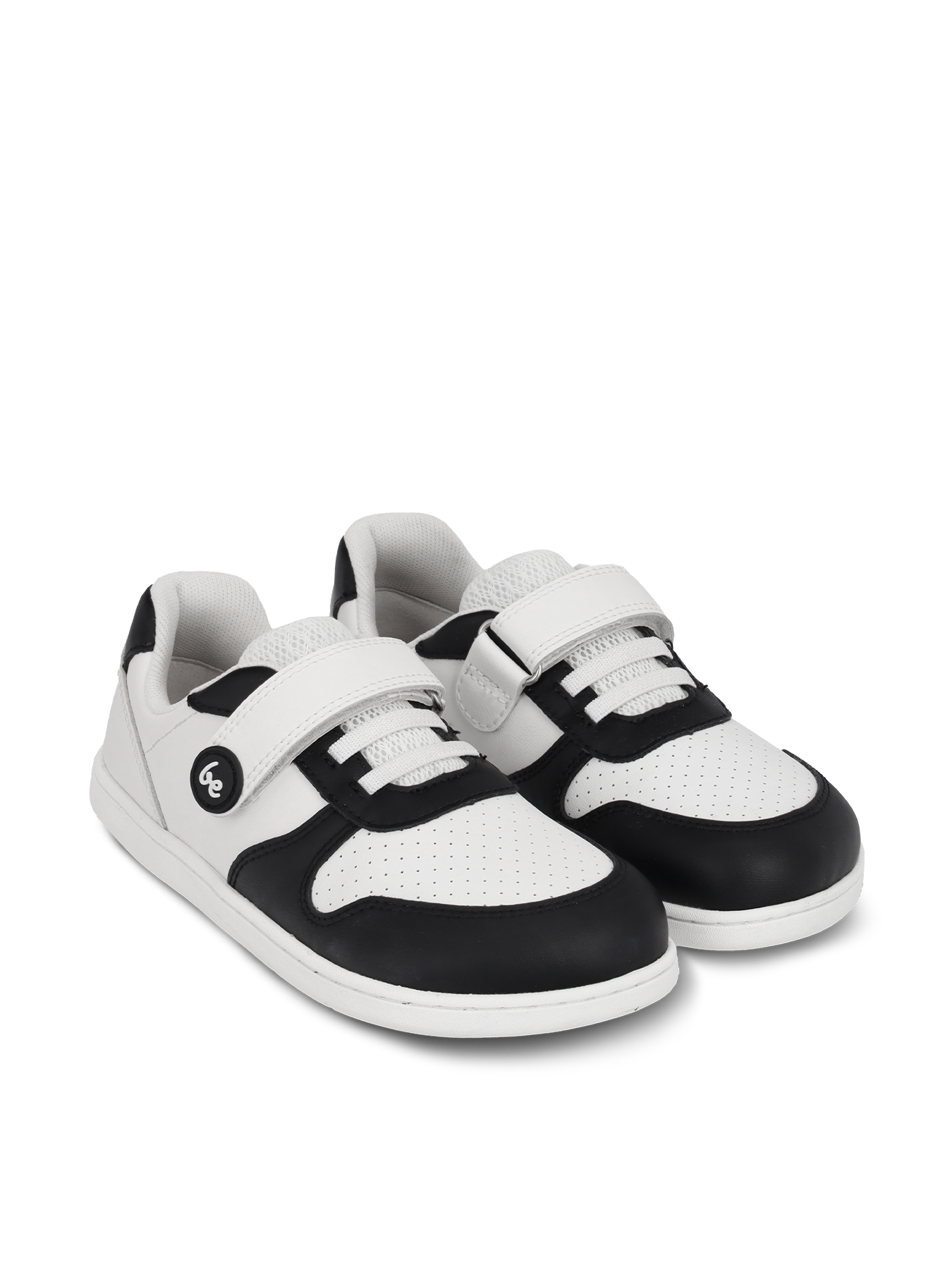 Be Lenka Kids - Scoot White & Black - Zapatillas Barefoot-Be Lenka-Cacles Barefoot-Tienda de calzado barefoot respetuoso minimalista