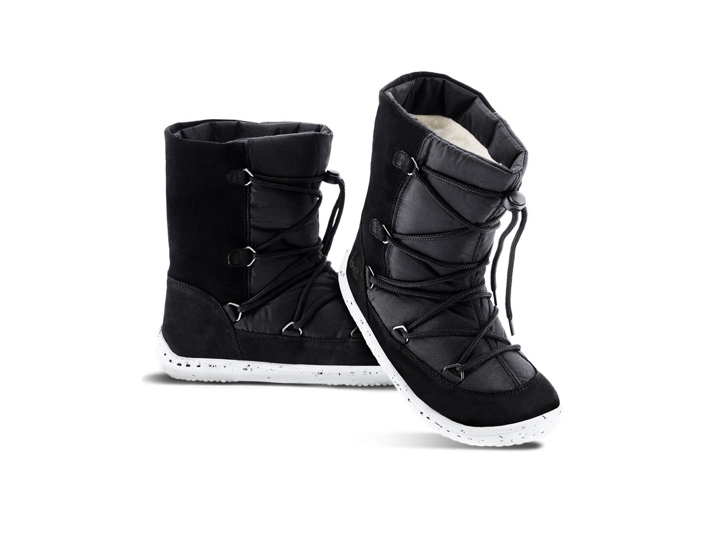 Be Lenka Kids - Snowfox Kids 2.0 Black - Botas de invierno barefoot