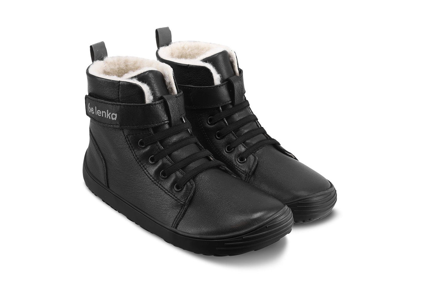 Be Lenka Kids - Winter All Black - Botines de invierno barefoot-Be Lenka-Cacles Barefoot-Tienda de calzado barefoot respetuoso minimalista