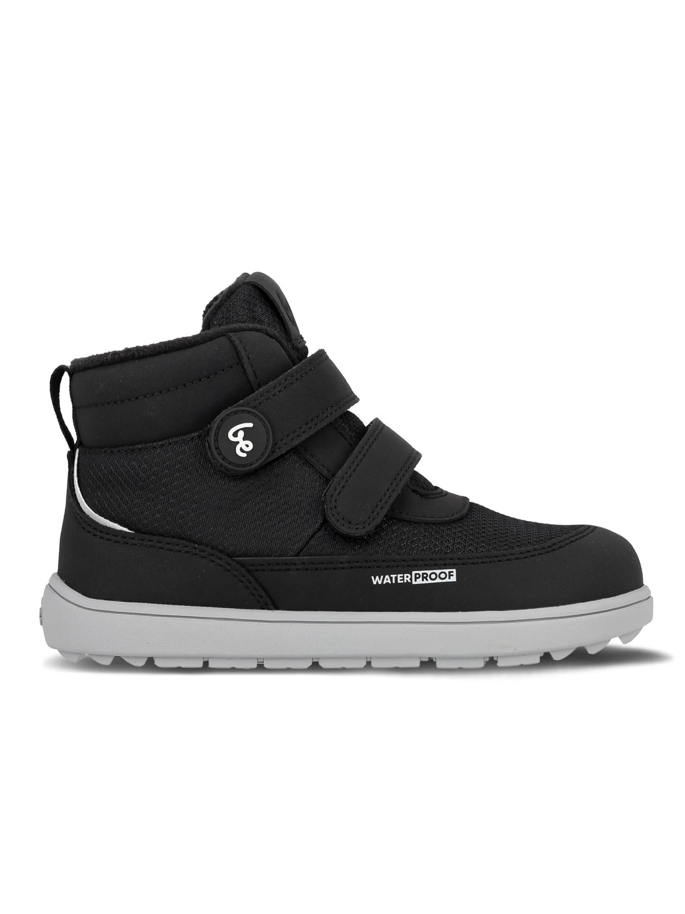 Be Lenka Kids - Zippu Junior Black & Grey - Zapatos barefoot de invierno