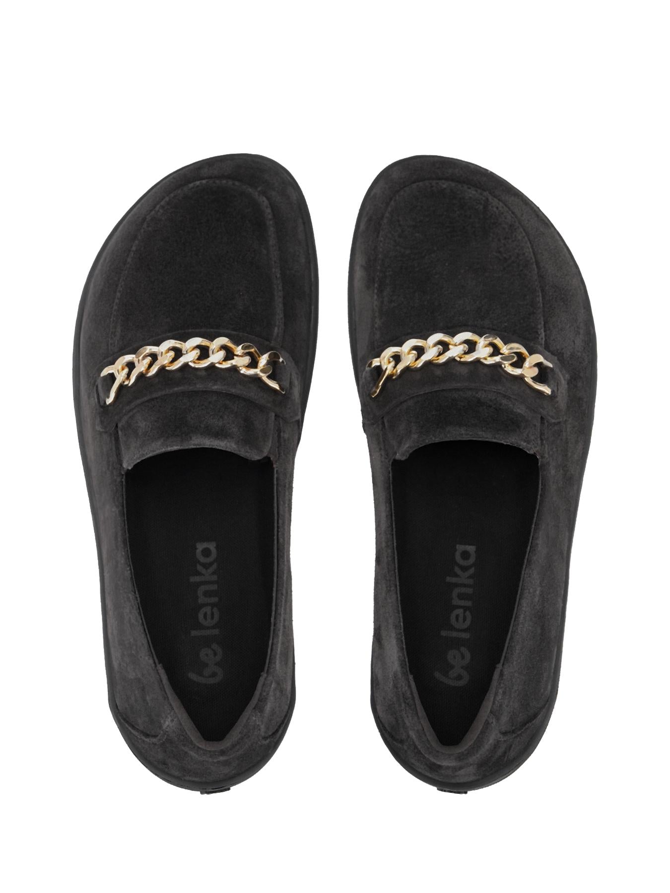 Be Lenka - Prestage Dark Brown & Gold - Mocasines barefoot