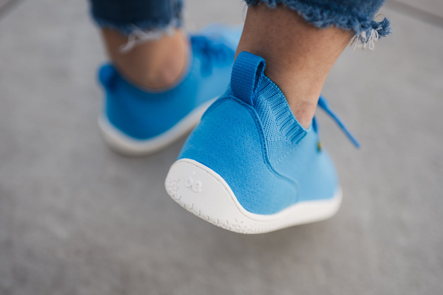 Be Lenka - Stride Blue & White - Deportivas barefoot-Be Lenka-Cacles Barefoot-Tienda de calzado barefoot respetuoso minimalista