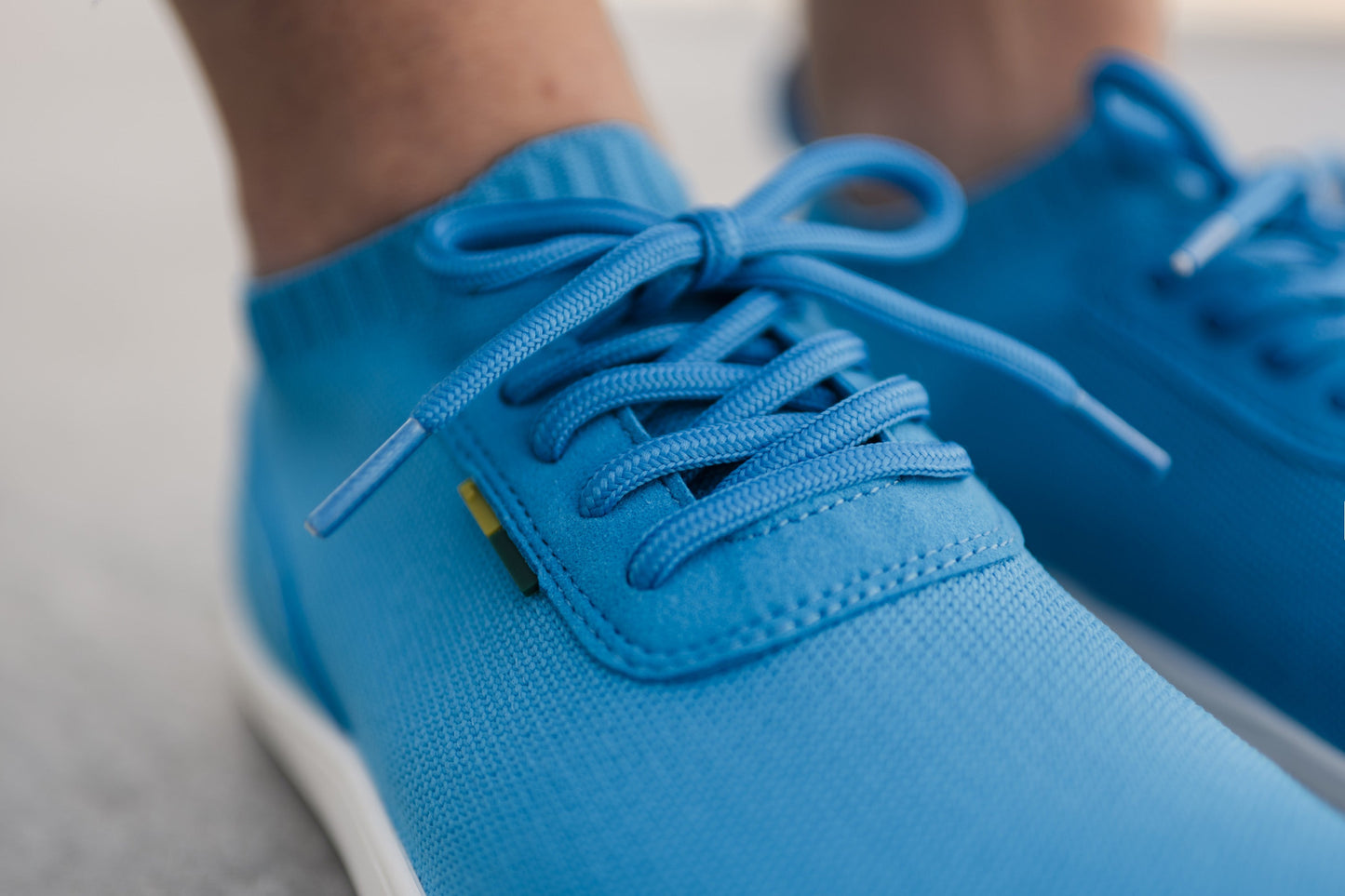 Be Lenka - Stride Blue & White - Deportivas barefoot-Be Lenka-Cacles Barefoot-Tienda de calzado barefoot respetuoso minimalista