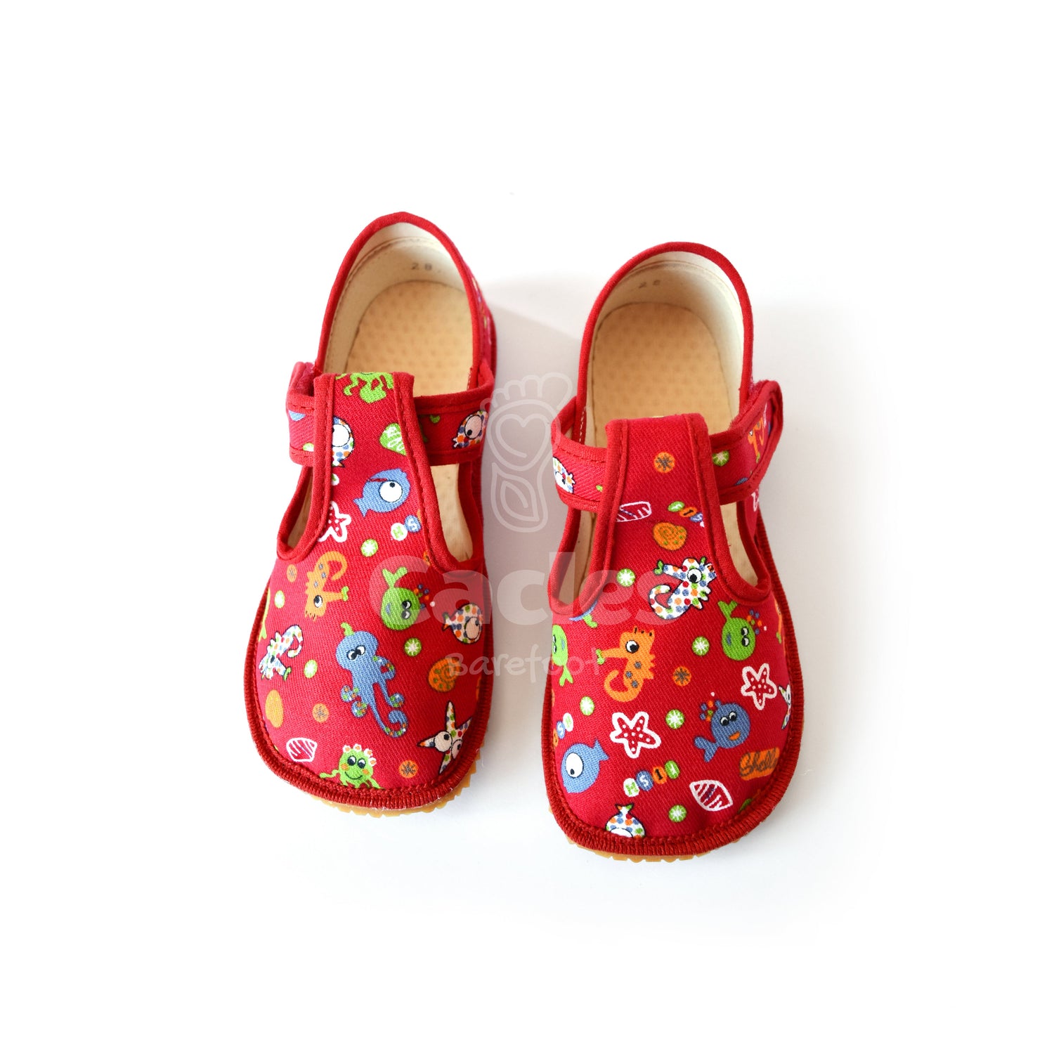 Beda - Slippers BF 060010/W - Red Fish