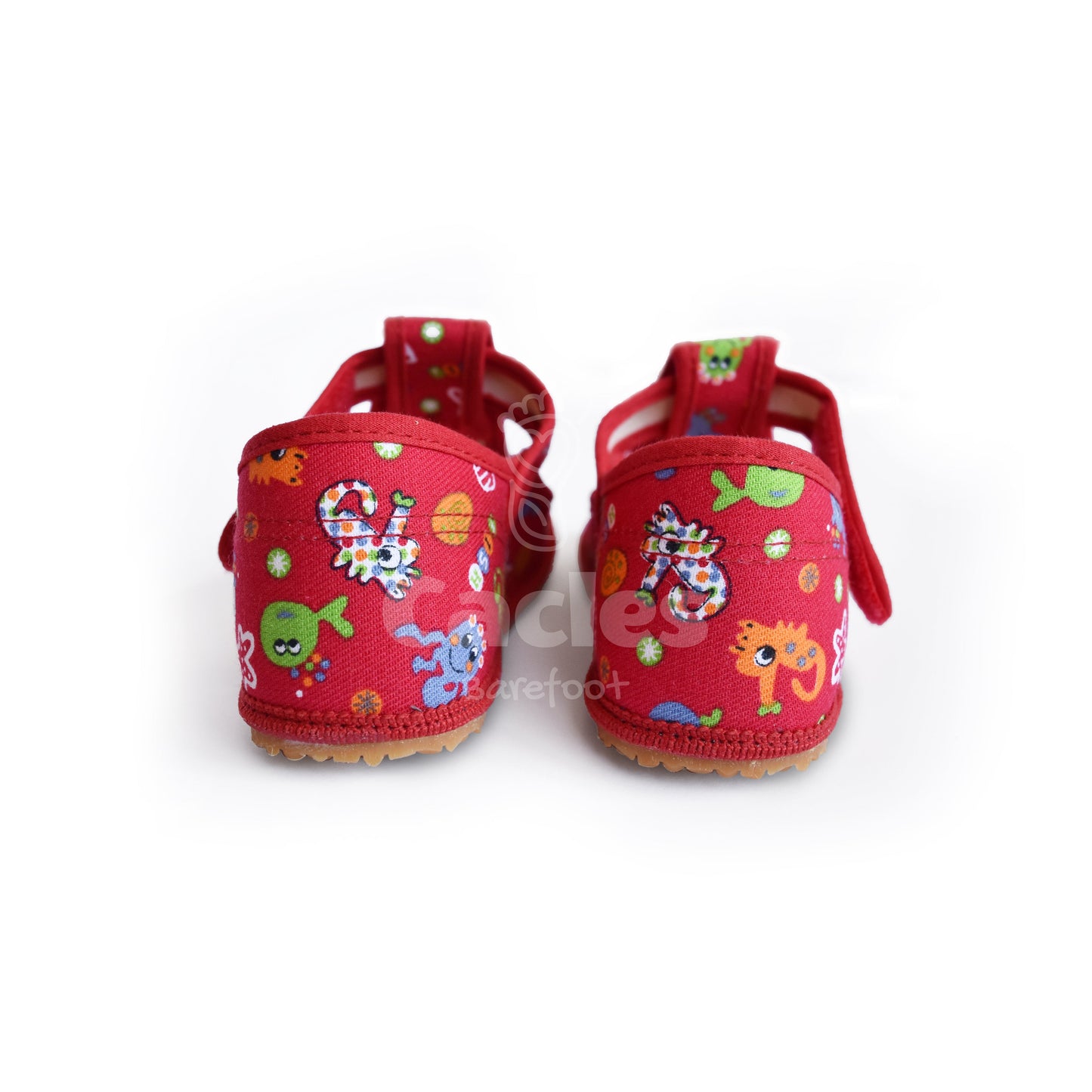 Beda - Slippers BF 060010/W - Red Fish