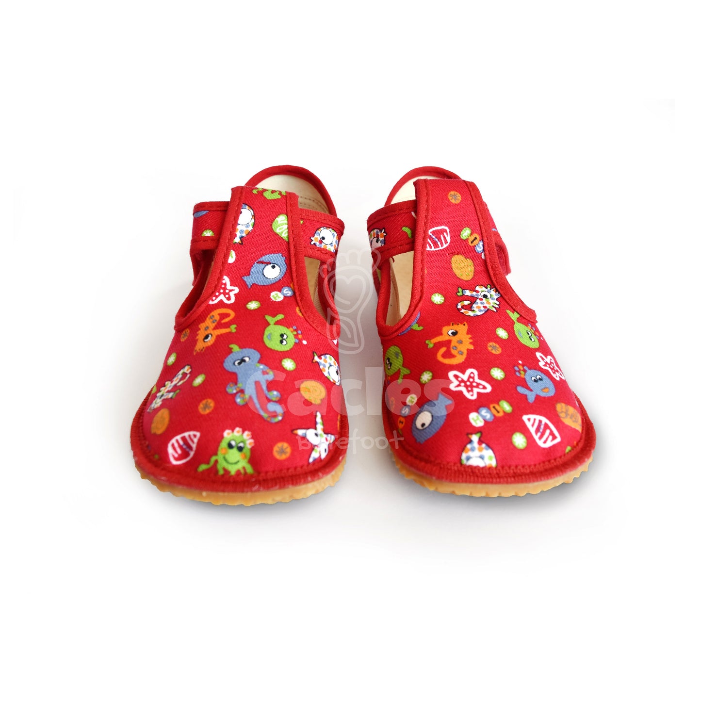 Beda - Slippers BF 060010/W - Red Fish
