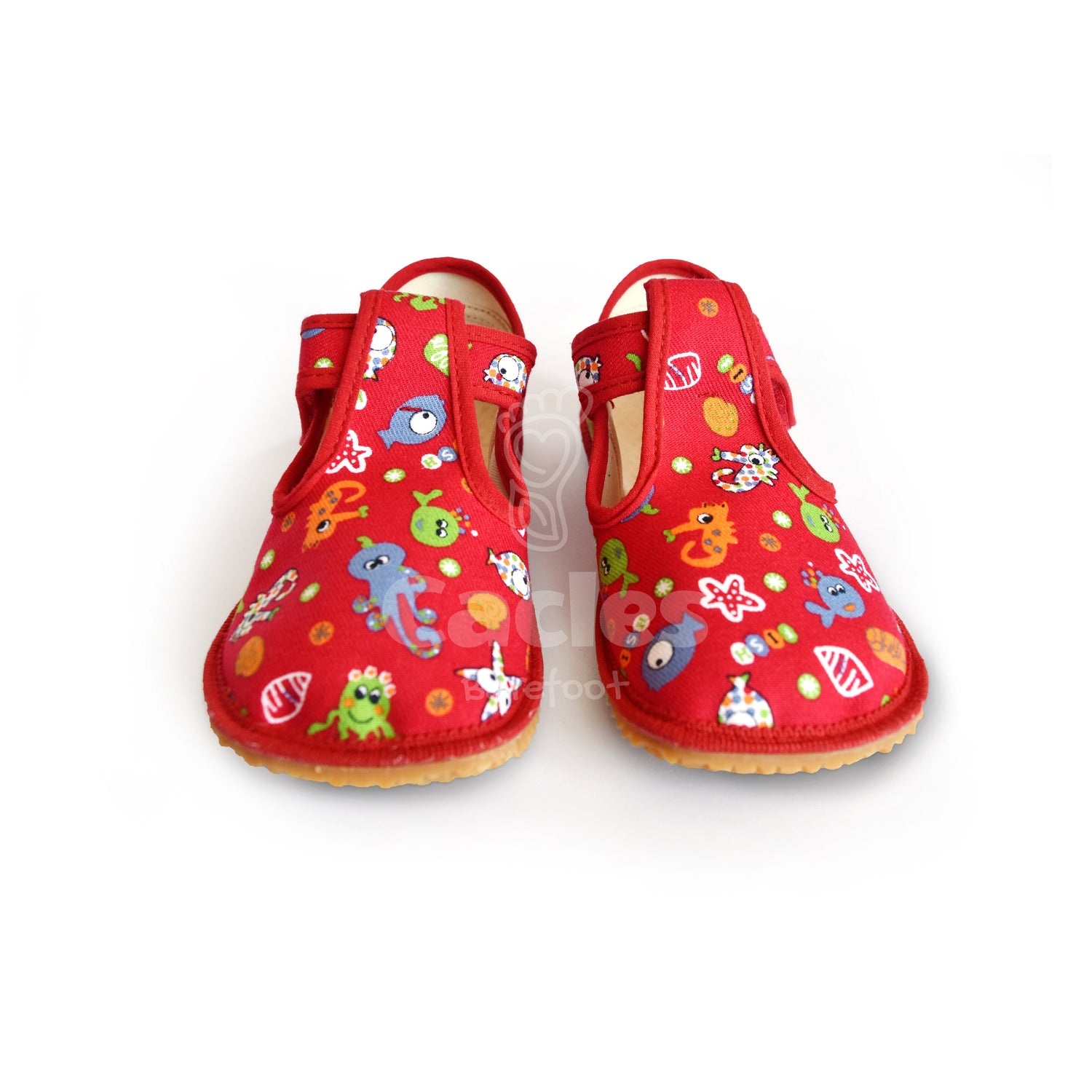 Beda - Slippers BF 060010/W - Red Fish