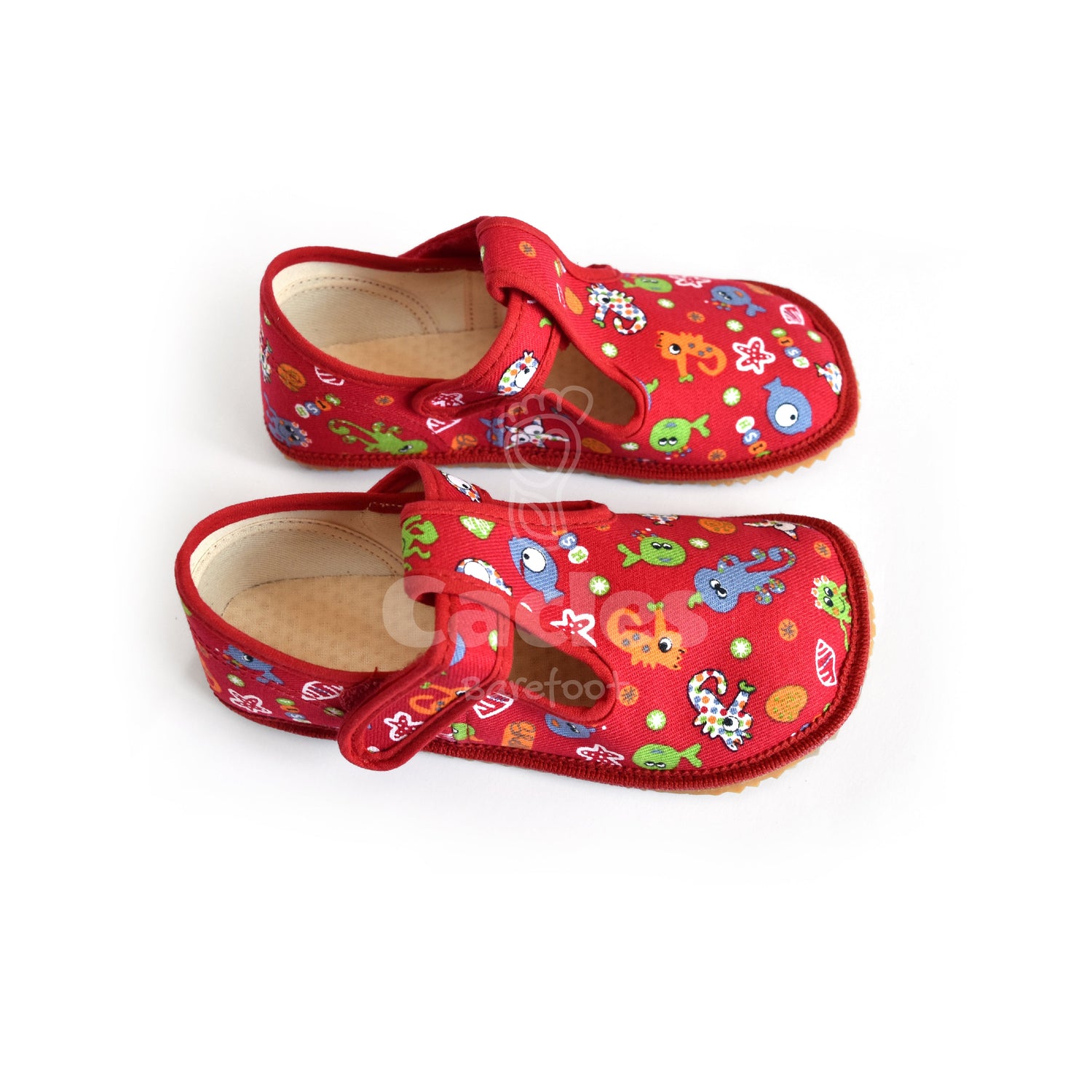 Beda - Slippers BF 060010/W - Red Fish