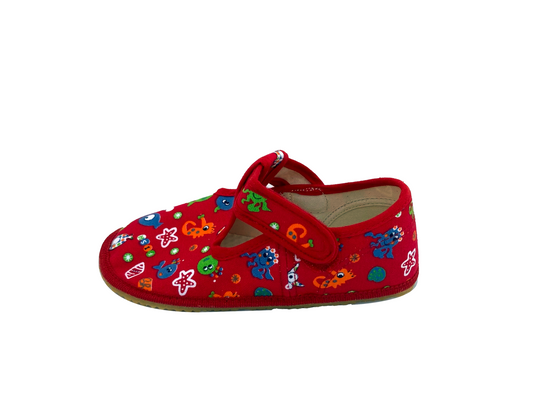 Beda Slippers Red Fish-Beda-Cacles Barefoot