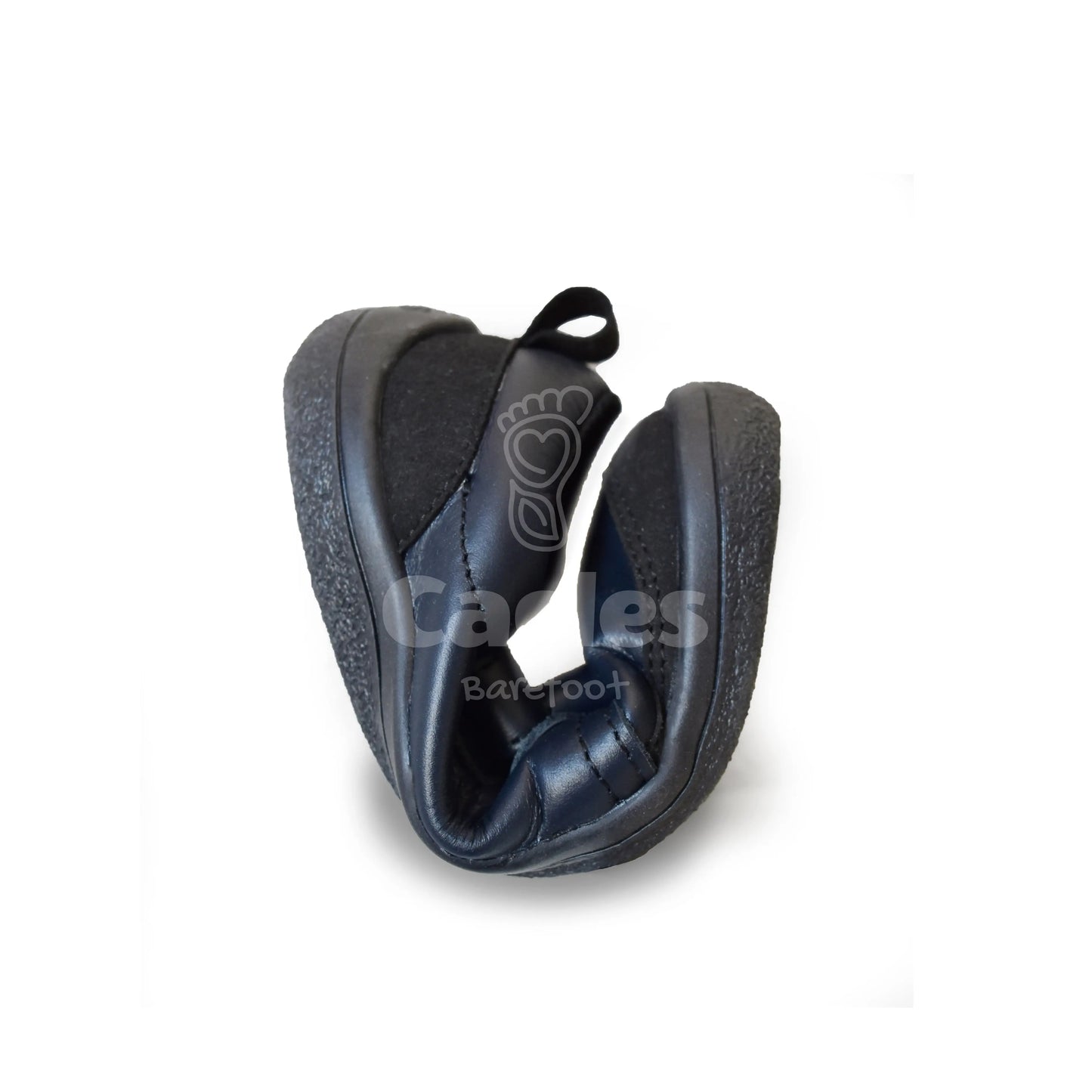 Beda - zapatos colegiales barefoot - Just black